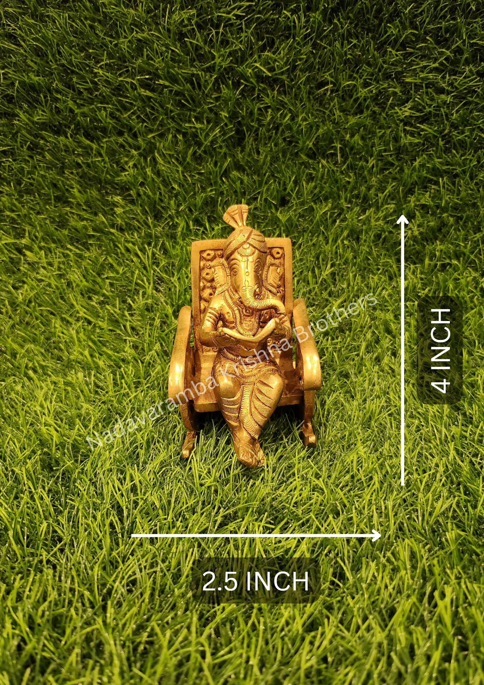 Reading Ganesh on Chair