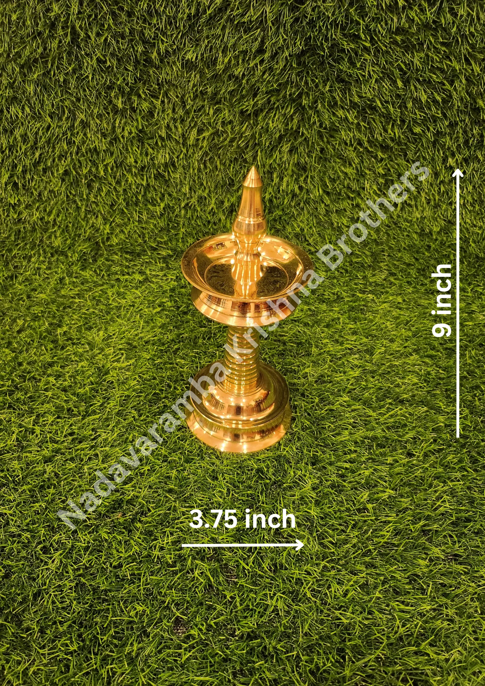 Brass Kerala Traditional Small Lamp/Vilakku - Image 15