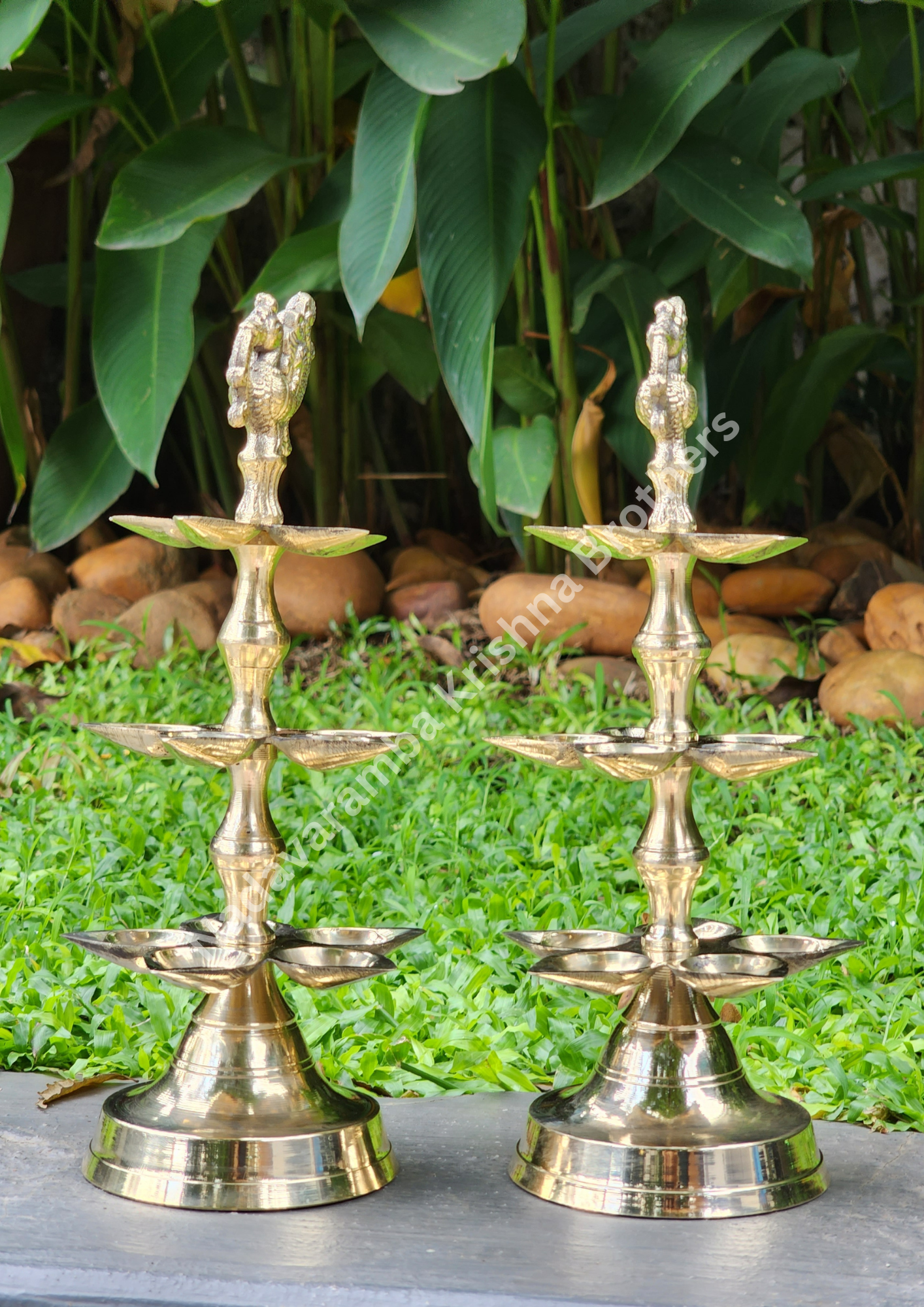 Fancy Kerala Vilakku 10 inch