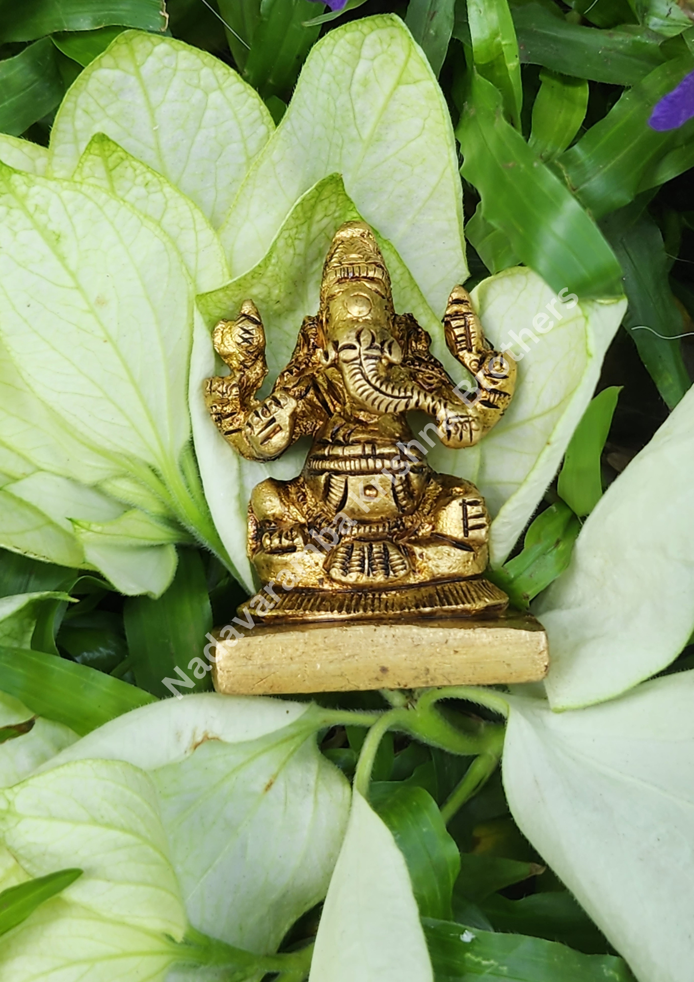 Brass Ganesh Idol 1.5inch SC-3098 - Image 2