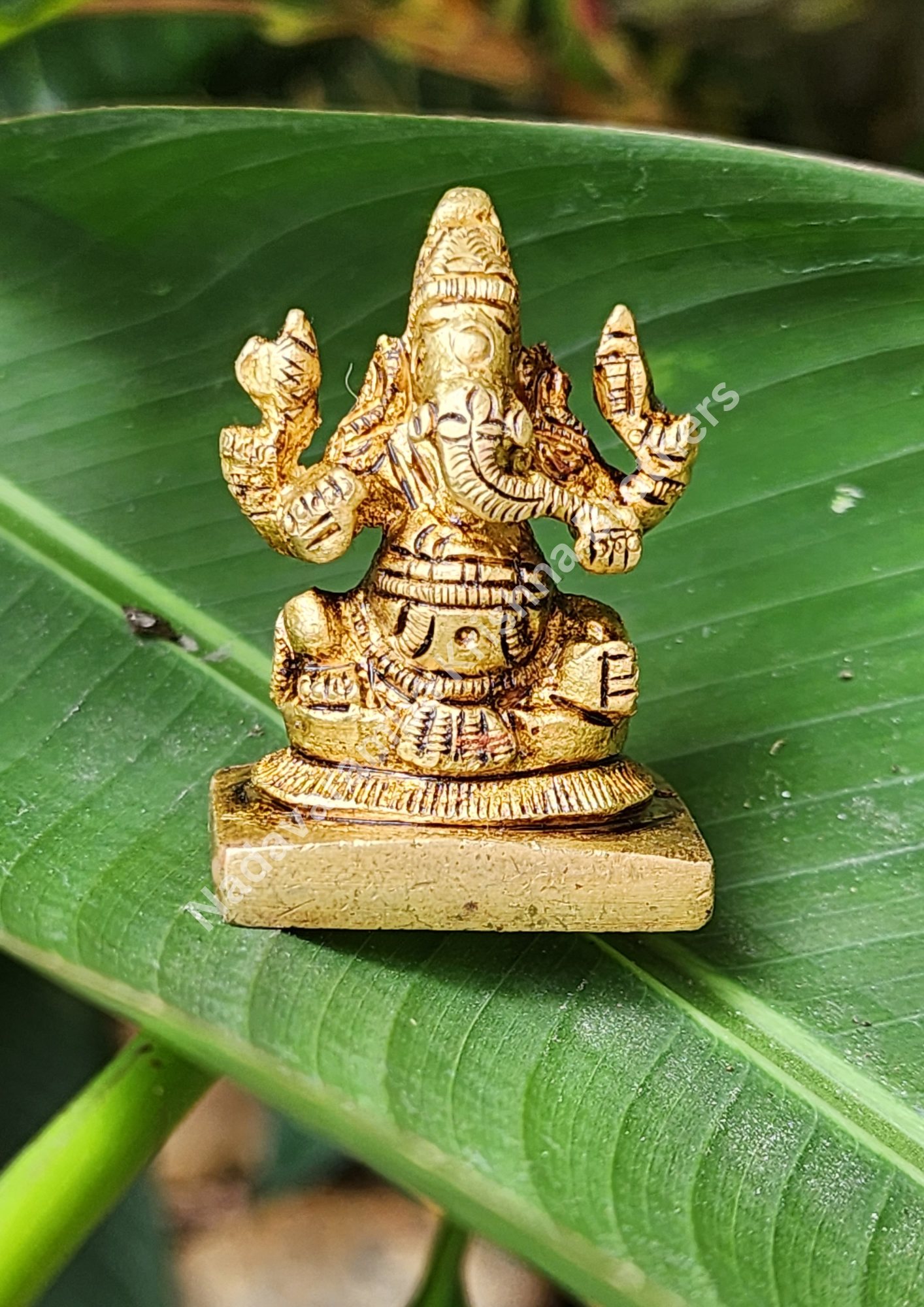 Brass Ganesh Idol 1.5inch SC-3098
