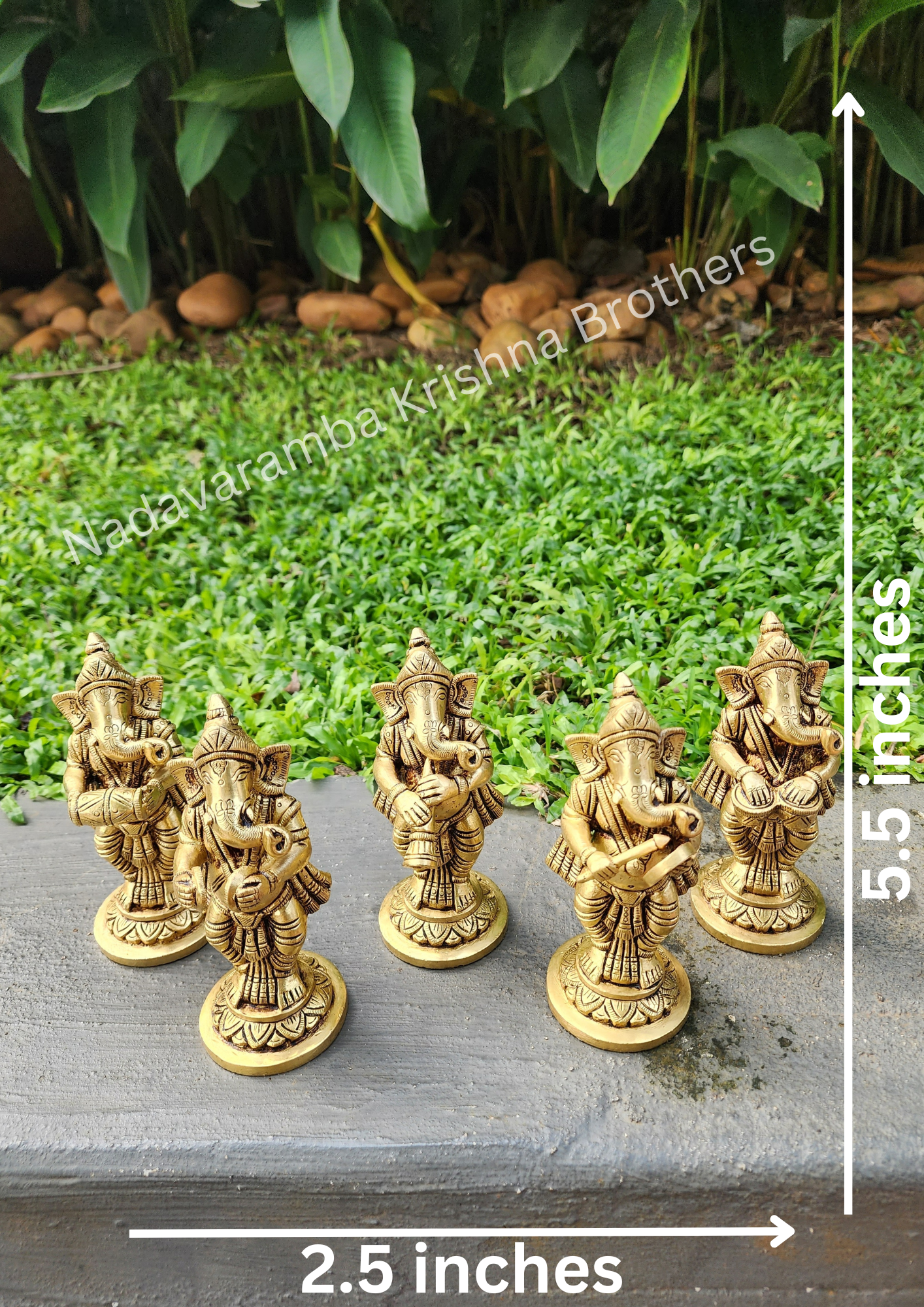 Musical Ganesh - set of 5 piece - Image 2