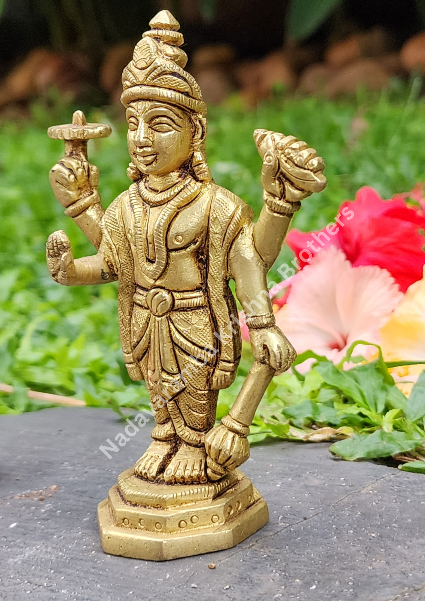 Maha Vishnu Idol 4.5 inch - Image 4