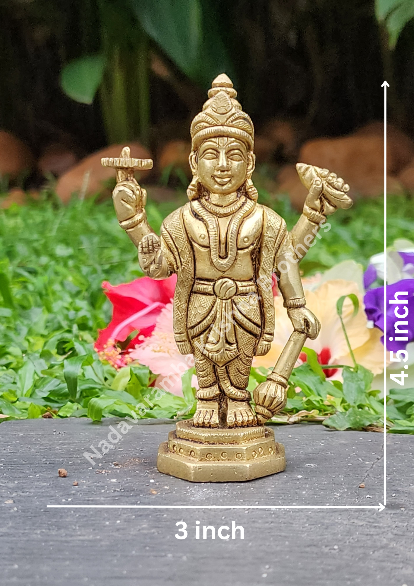 Maha Vishnu Idol 4.5 inch