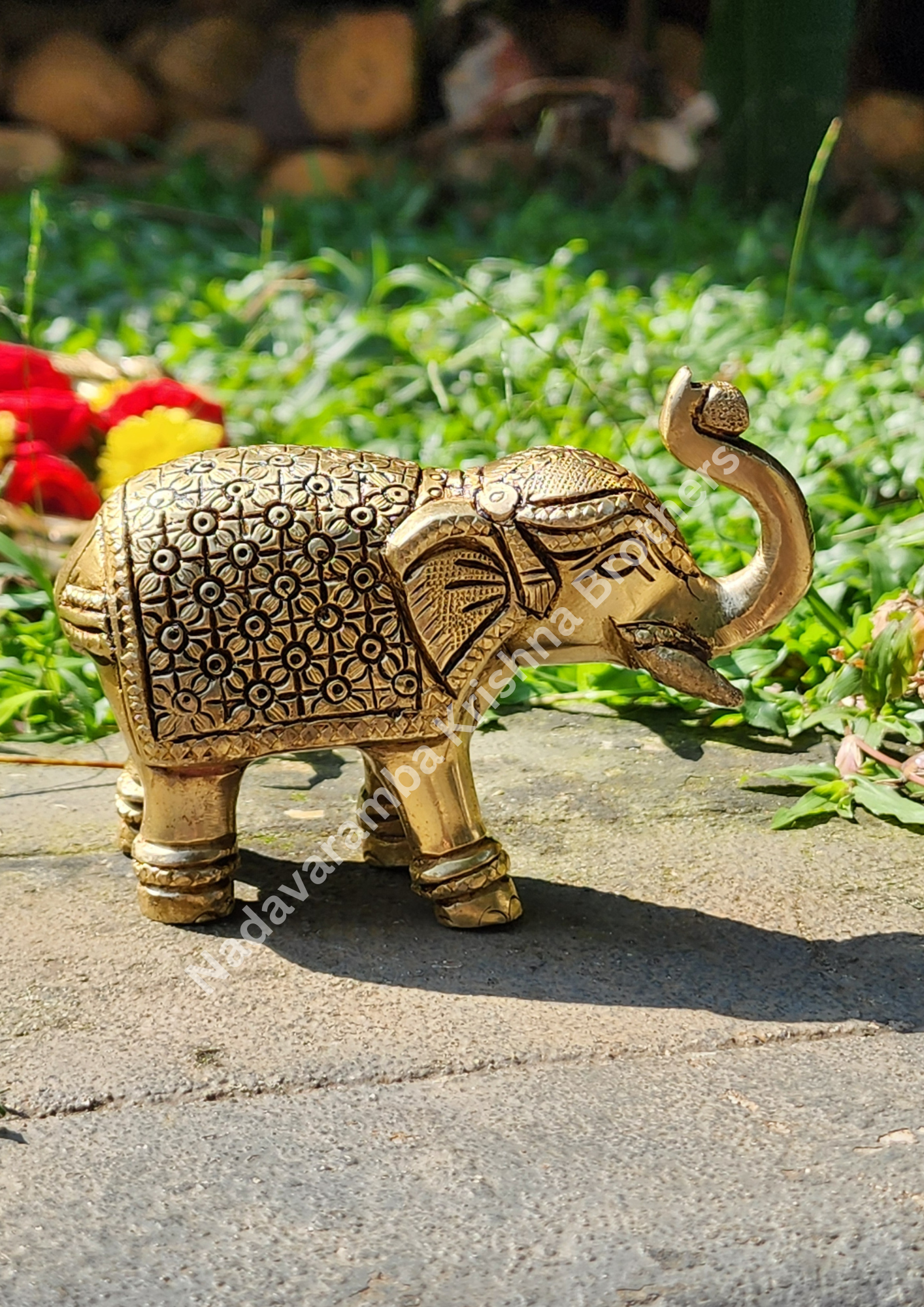 Brass Elephant Decor - Image 2