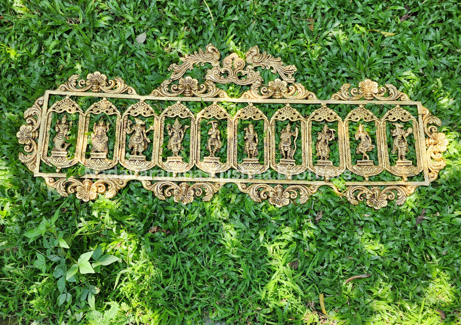 Dasavatharam Brass Wall Hanging I BS-AAB-DA-1