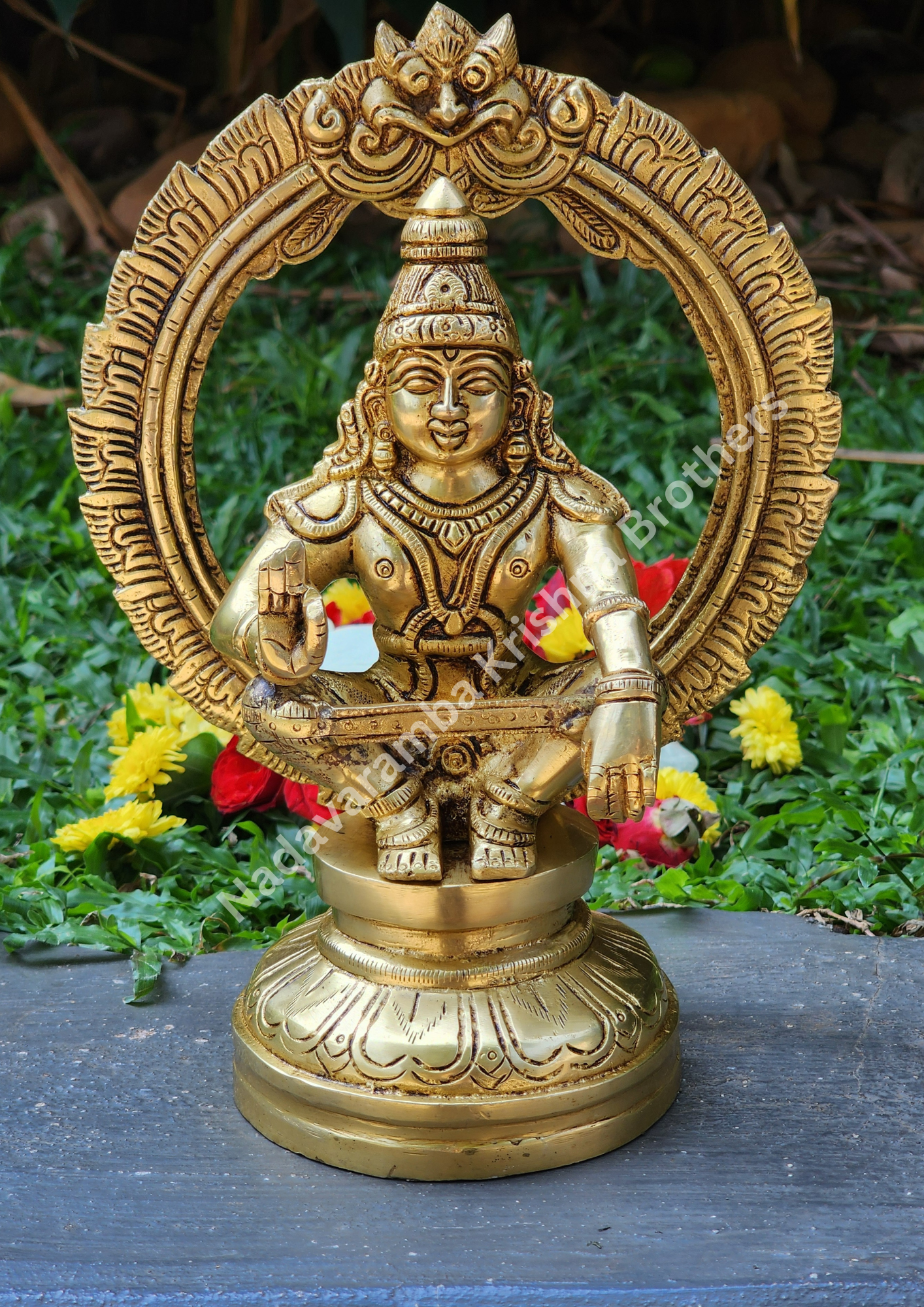 Sabarimala Ayyappa Swamy idol 9.5 inch - Image 2