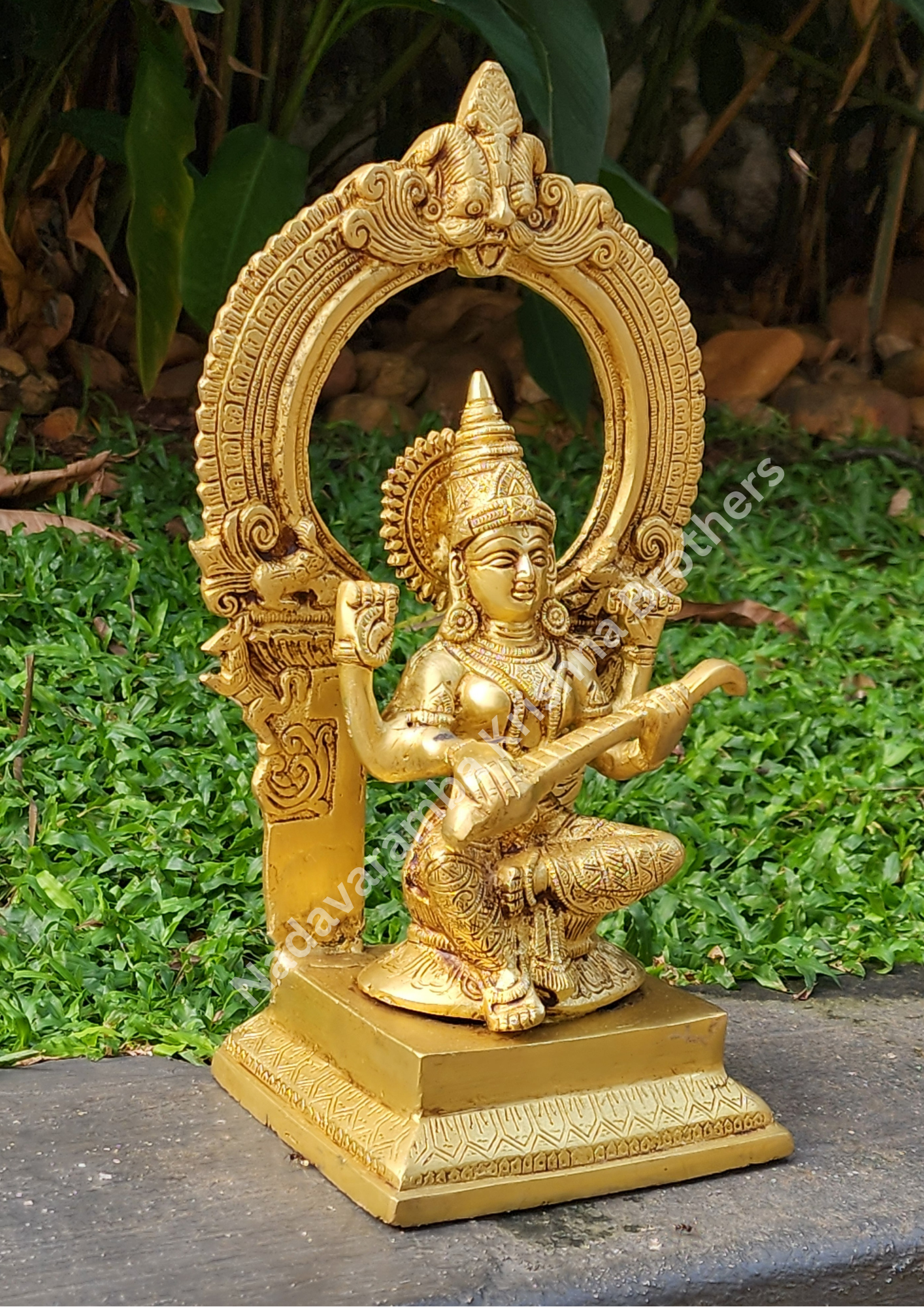 Goodess Saraswathi 14 inch - Image 3