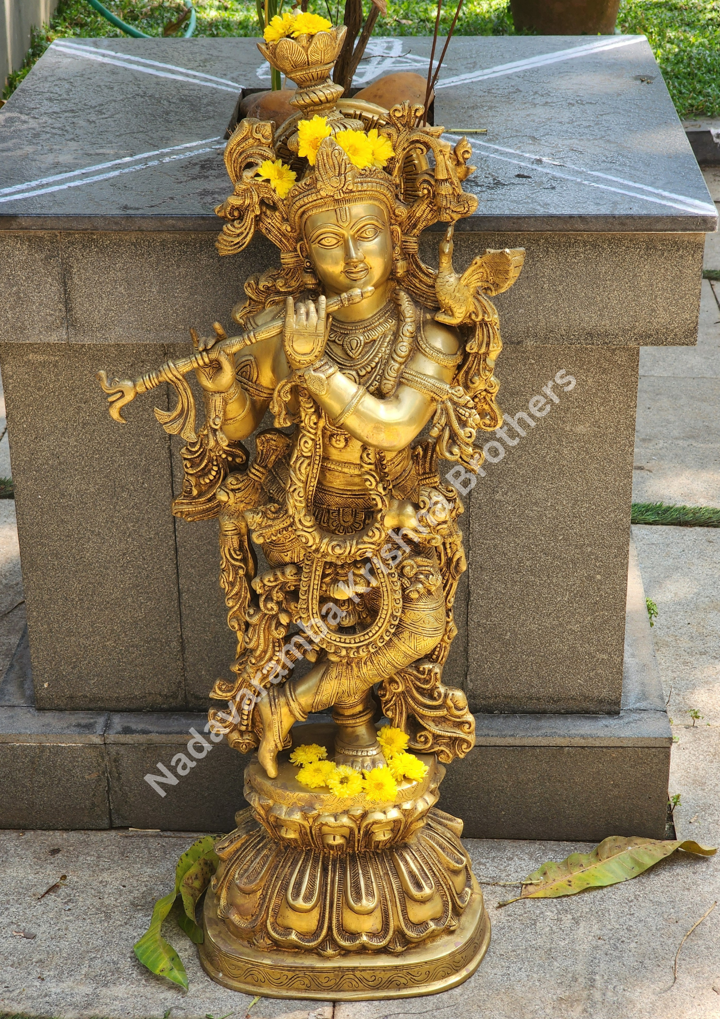 Shree Krishna Idol 36 inch (KRI-SGE-36) - Image 3