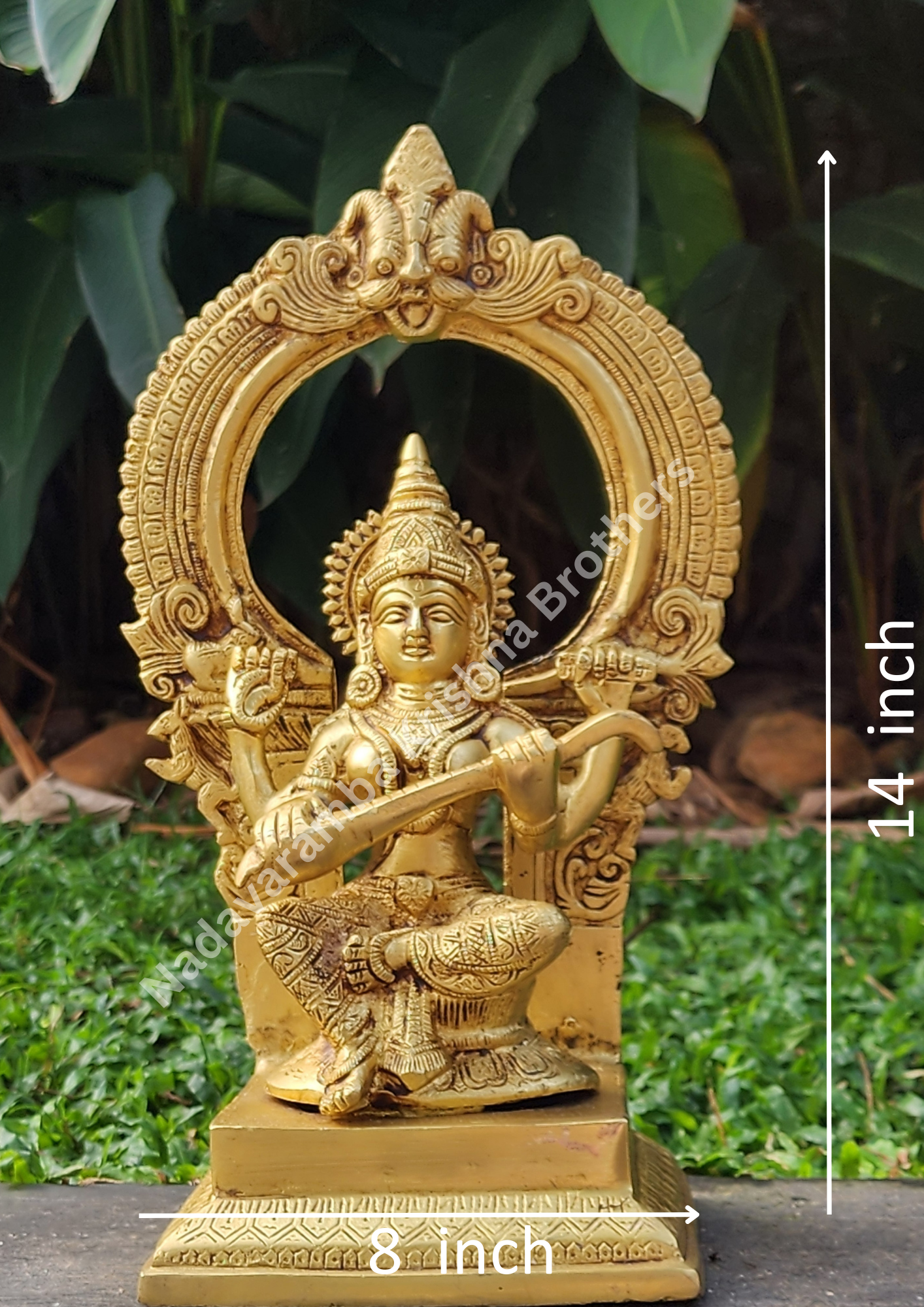 Goodess Saraswathi 14 inch