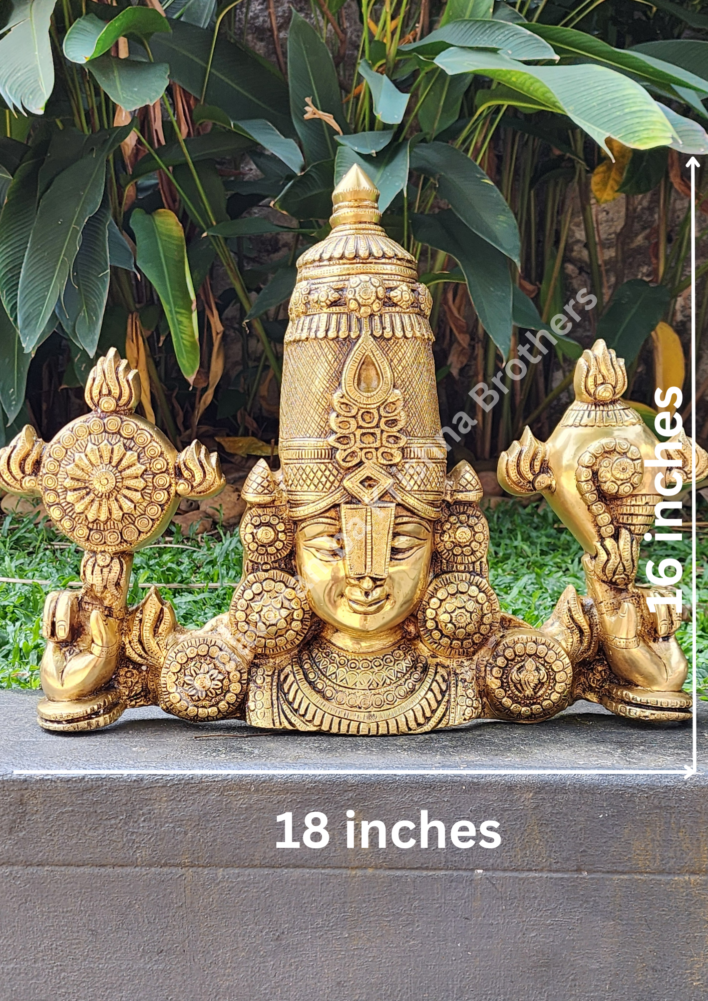 Perumal/Venkatachalapati Wall Decor BALH-1 - Image 4