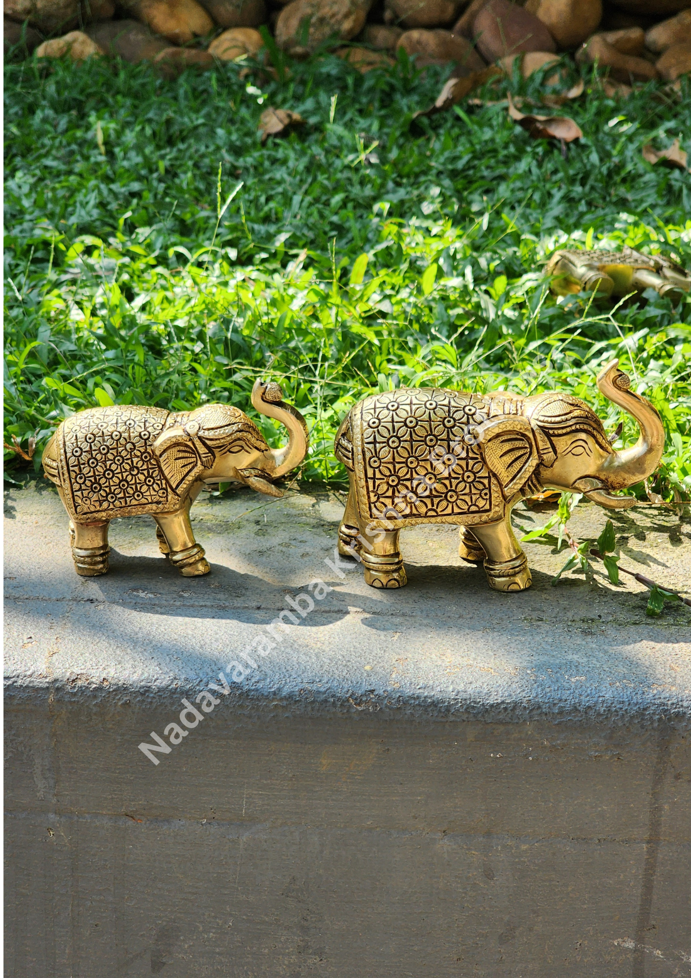 Brass Elephant Decor