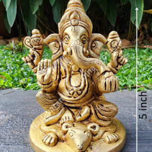 Brass Ganesha Idol 5 inch