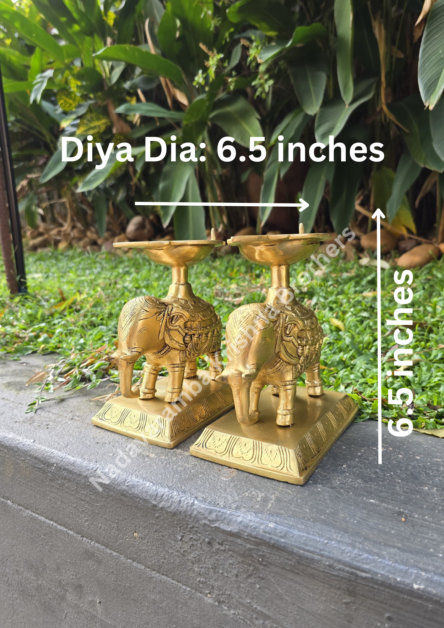 Yanai Vilakku Type III/Elephant Lamp - Image 6