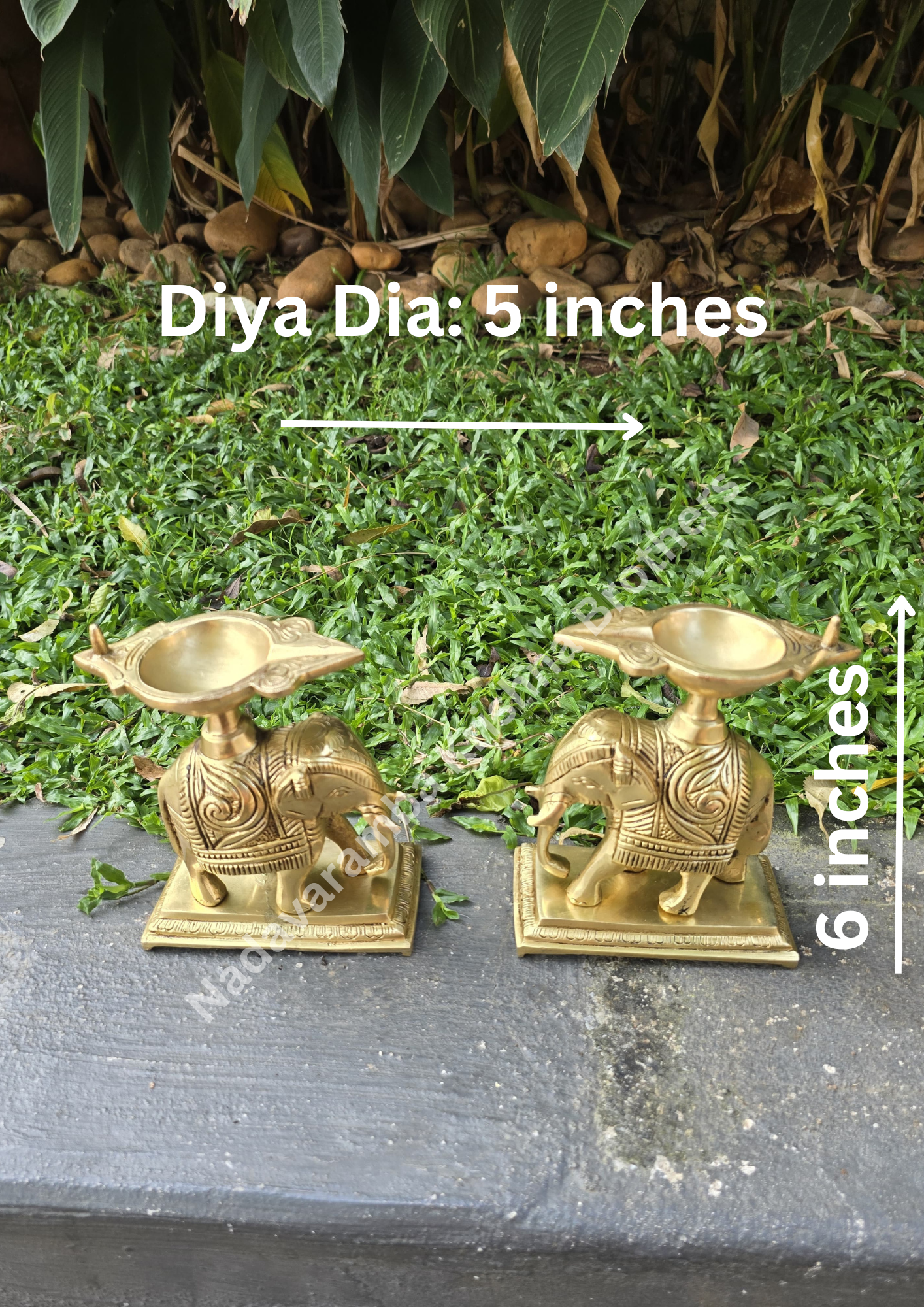 Yanai Vilakku Type III/Elephant Lamp - Image 7