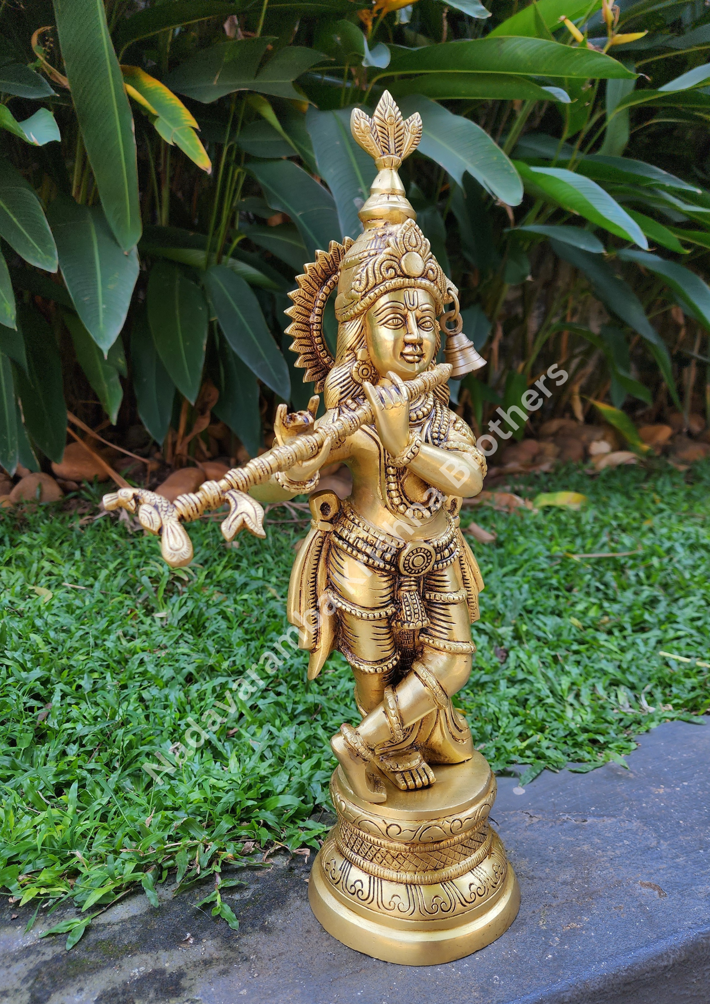 Shree Krishna Plain Idol 20 inches (KRIP-SGE-20) - Image 2