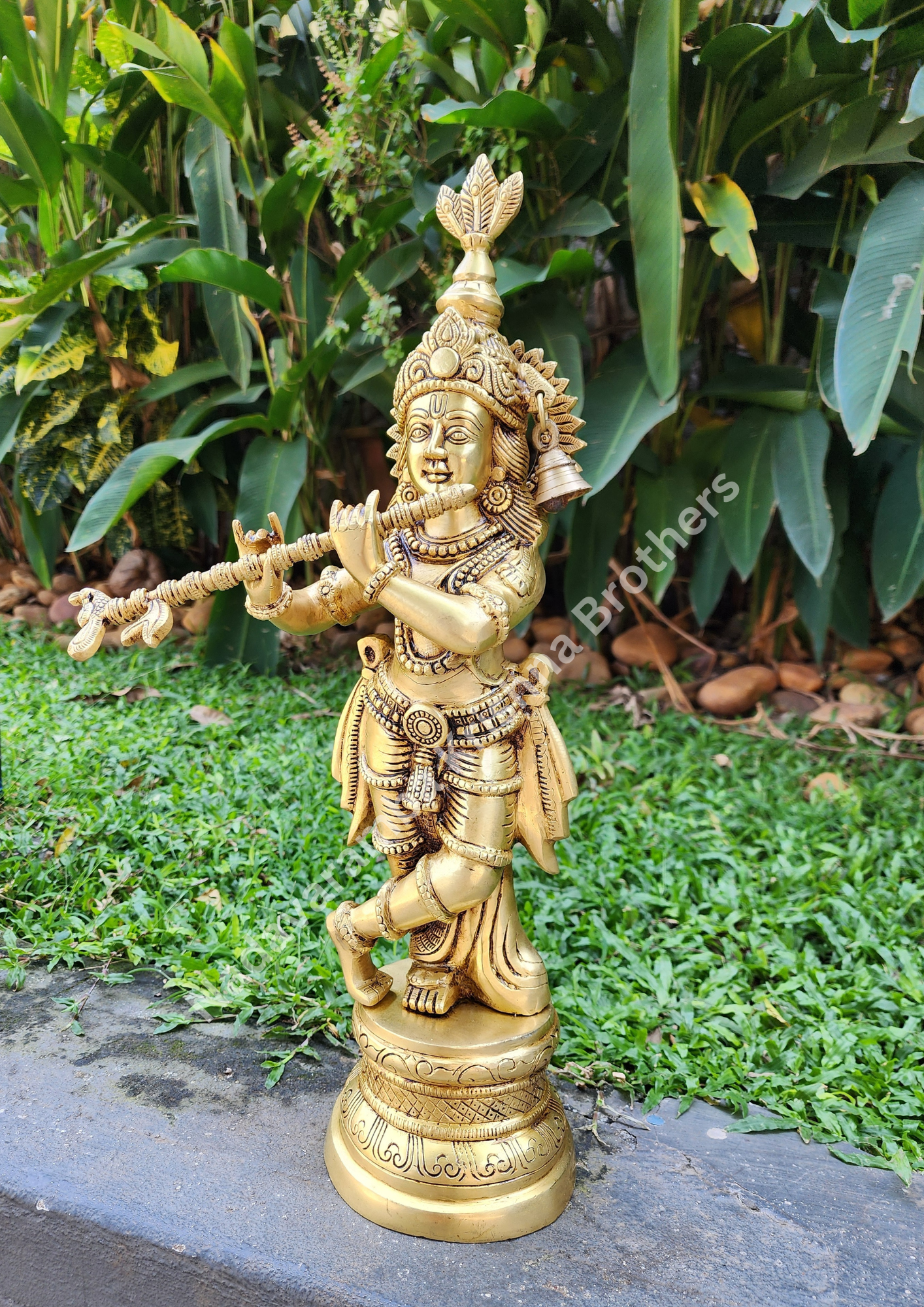 Shree Krishna Plain Idol 20 inches (KRIP-SGE-20) - Image 3