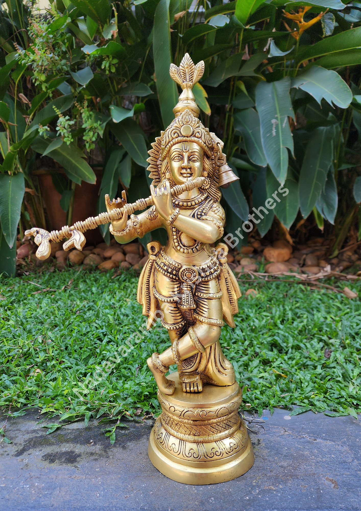 Shree Krishna Plain Idol 20 inches (KRIP-SGE-20) - Image 5