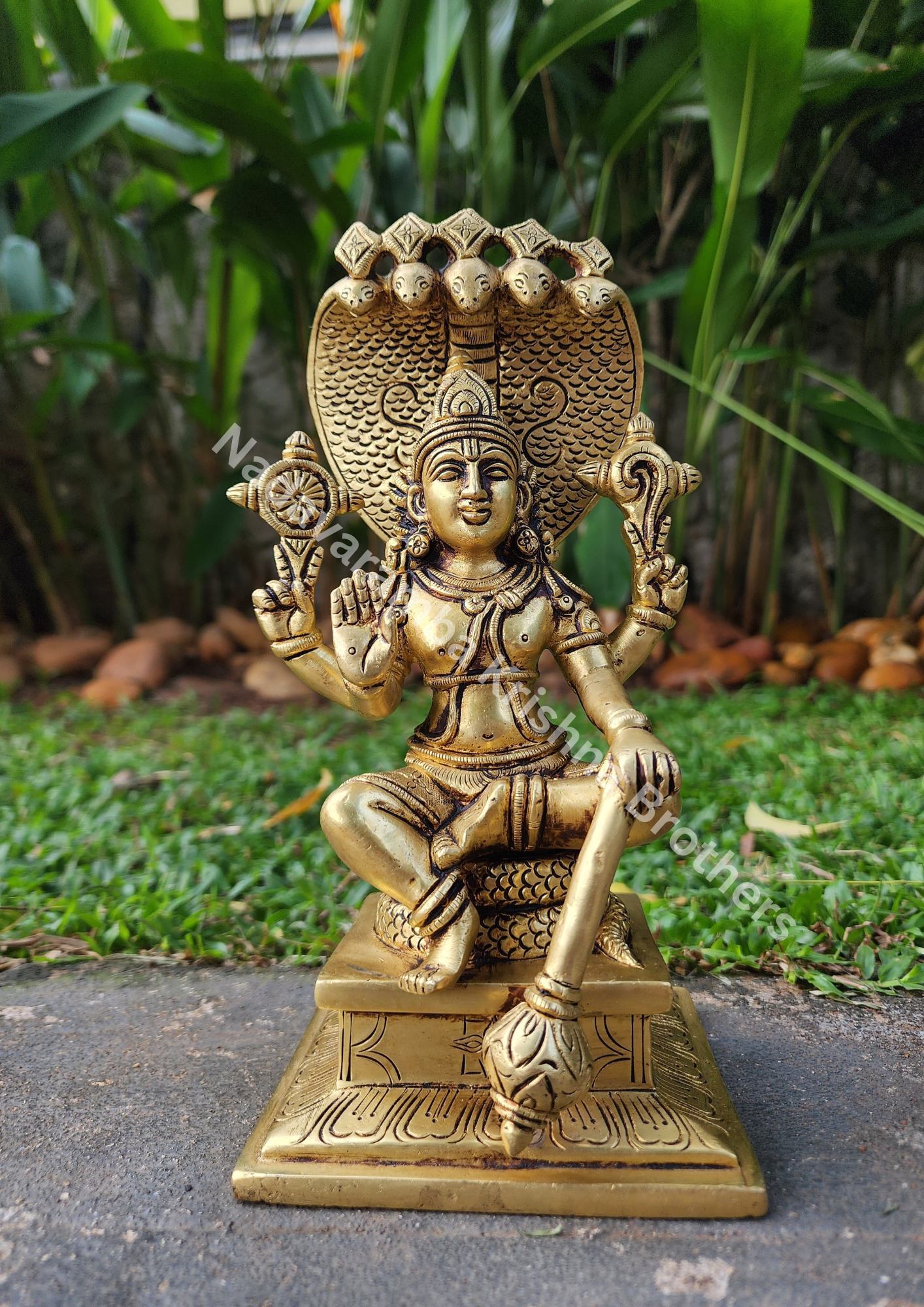 Maha Vishnu Seated Idol
