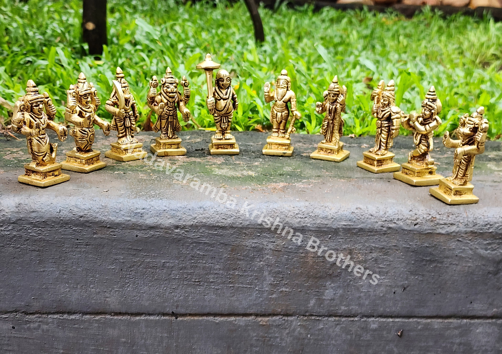 Dasavatharam Brass Idol Set 2.5 inches - Image 2