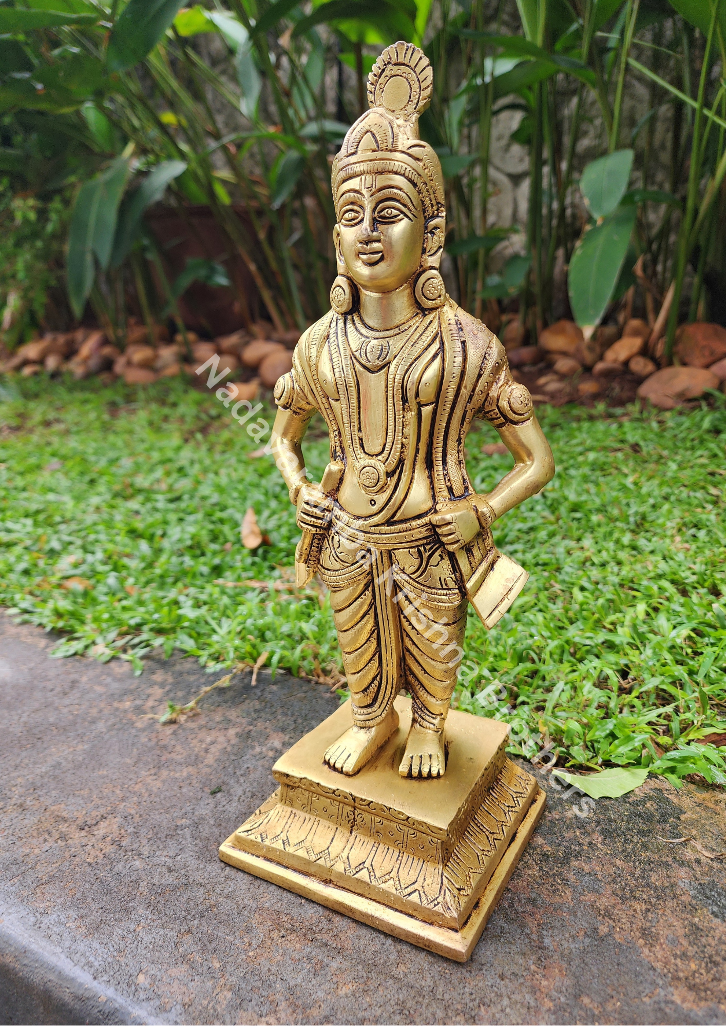 Lord Krishna without flute/Vittappa 13 inches - Image 3