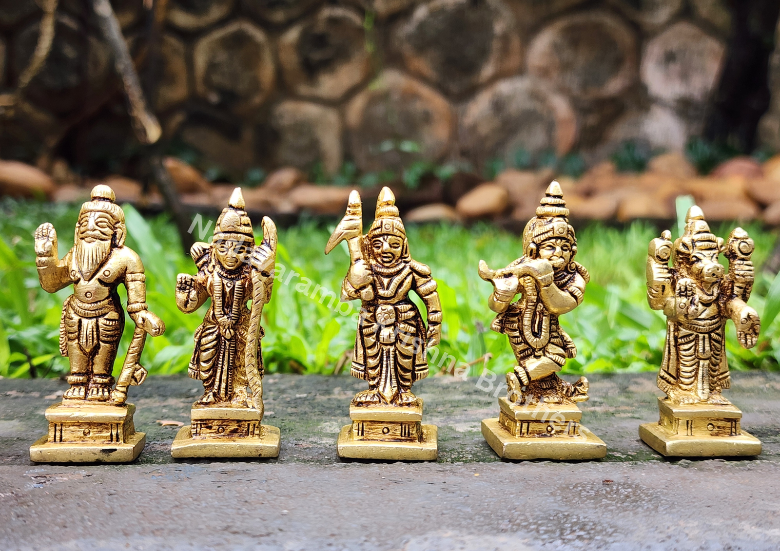 Dasavatharam Brass Idol Set 2.5 inches - Image 4