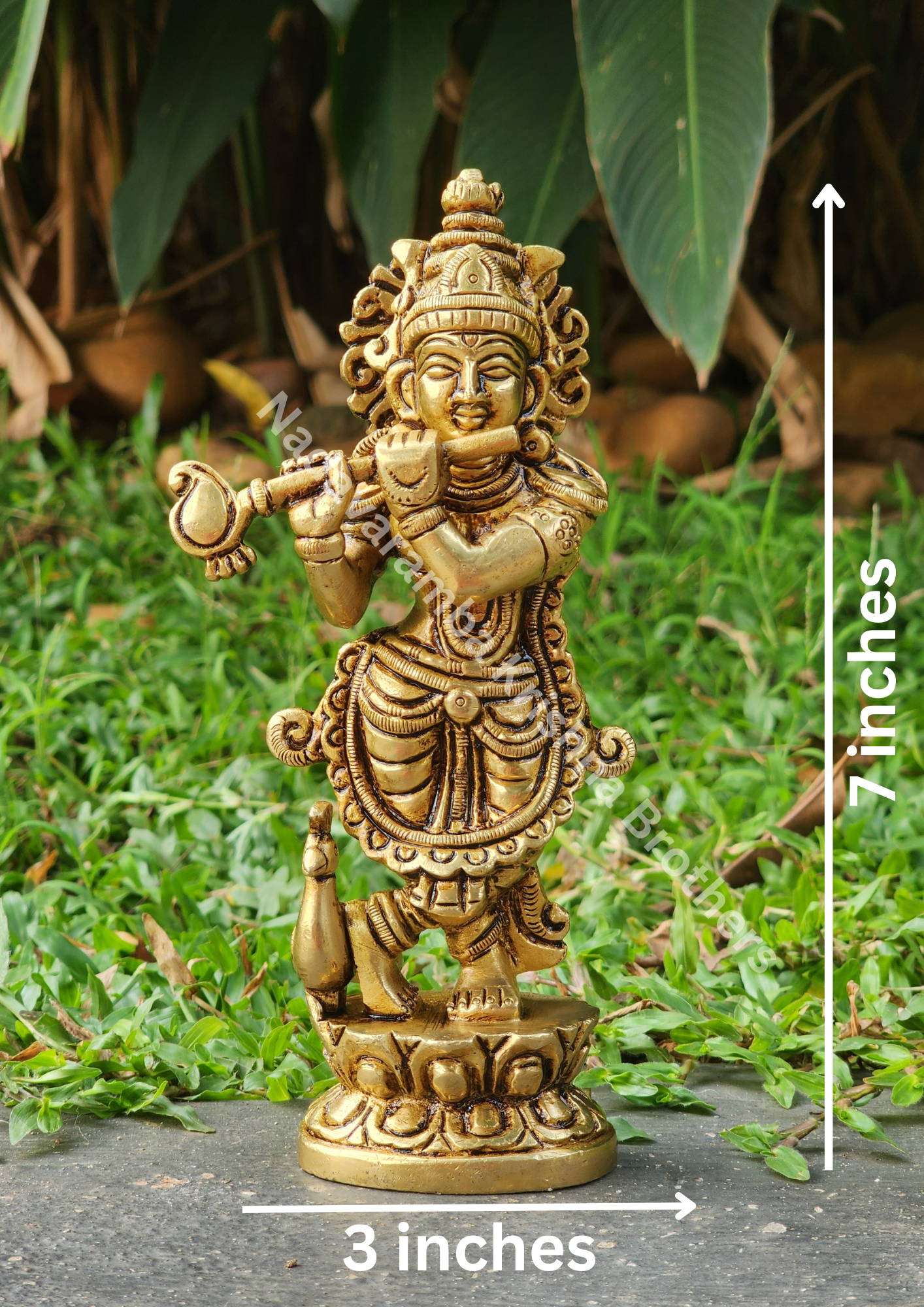 Lord Krishna 7 inches SC-3671 - Image 4