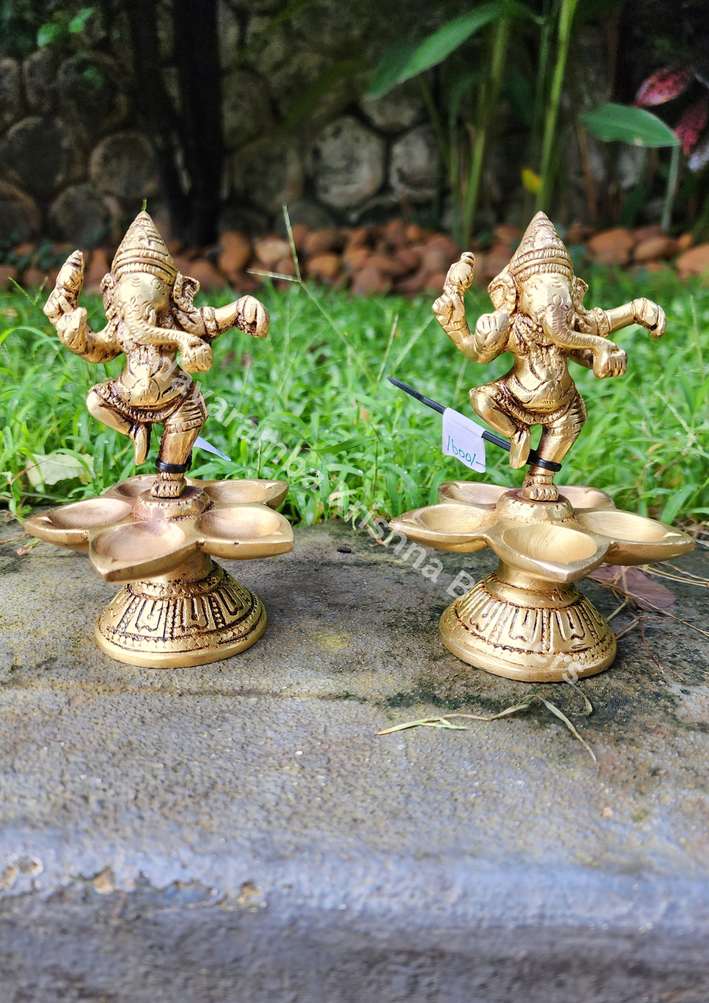 Ganesha Vilakku/Lamp 5 inch BS-AAB-3038 - Image 4