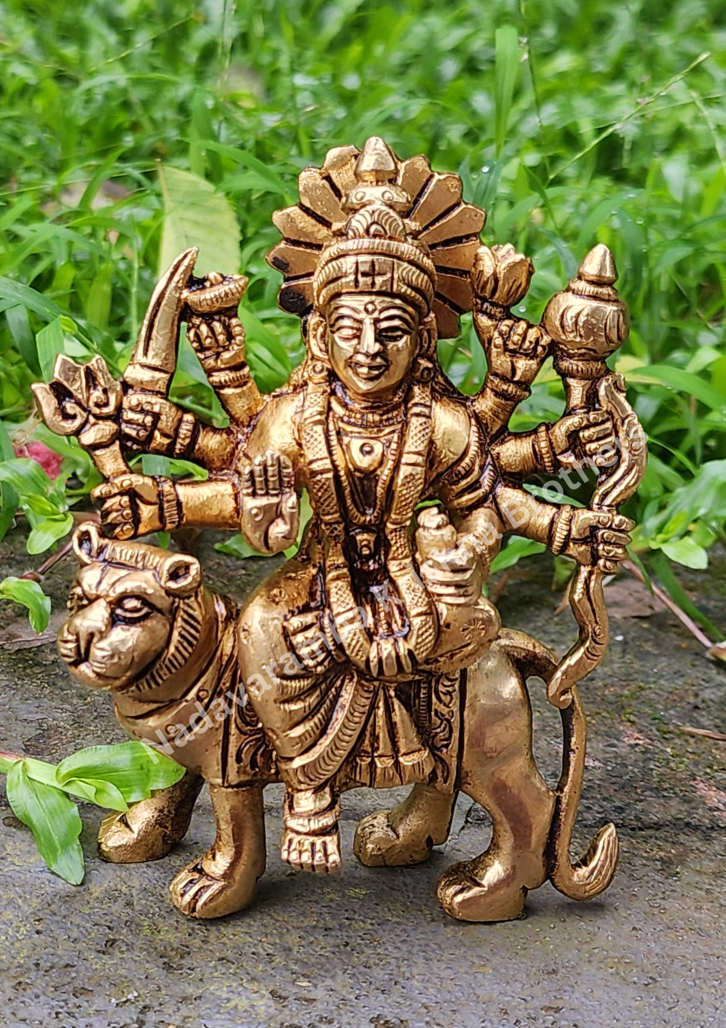 Goddess Durga Idol 4.5 inch SC-3755 - Image 4