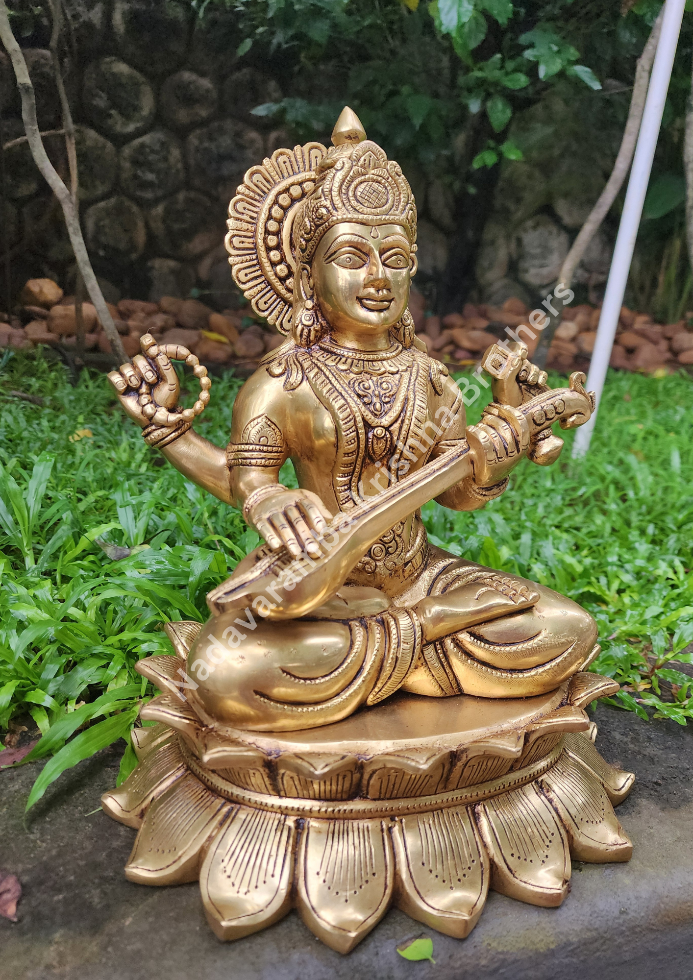 Goodess Saraswathi 13 inch SC-3712-S - Image 4