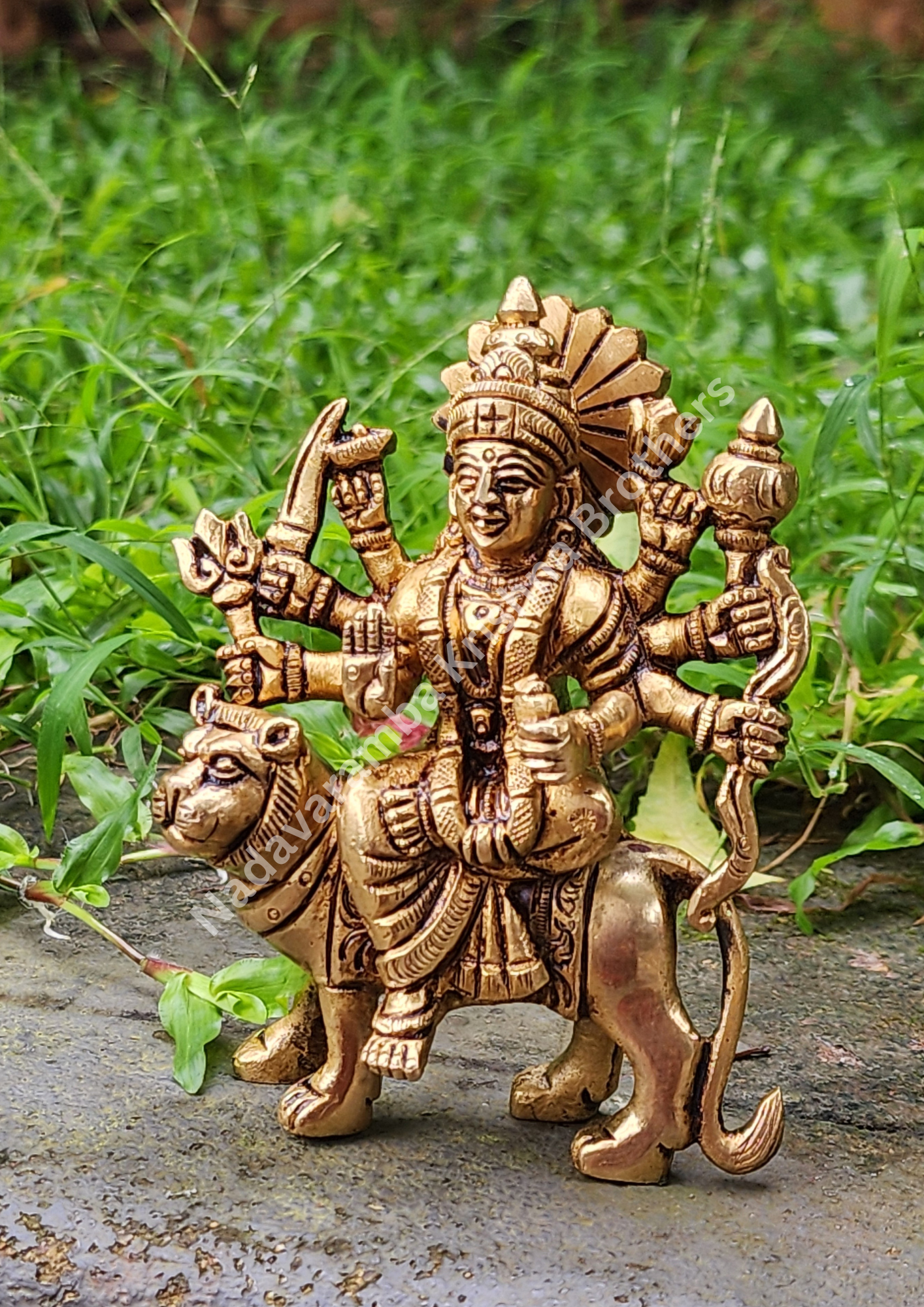 Goddess Durga Idol 4.5 inch SC-3755 - Image 2