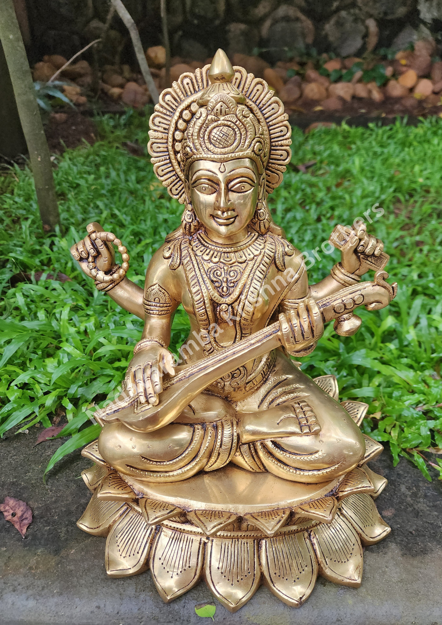 Goodess Saraswathi 13 inch SC-3712-S - Image 3