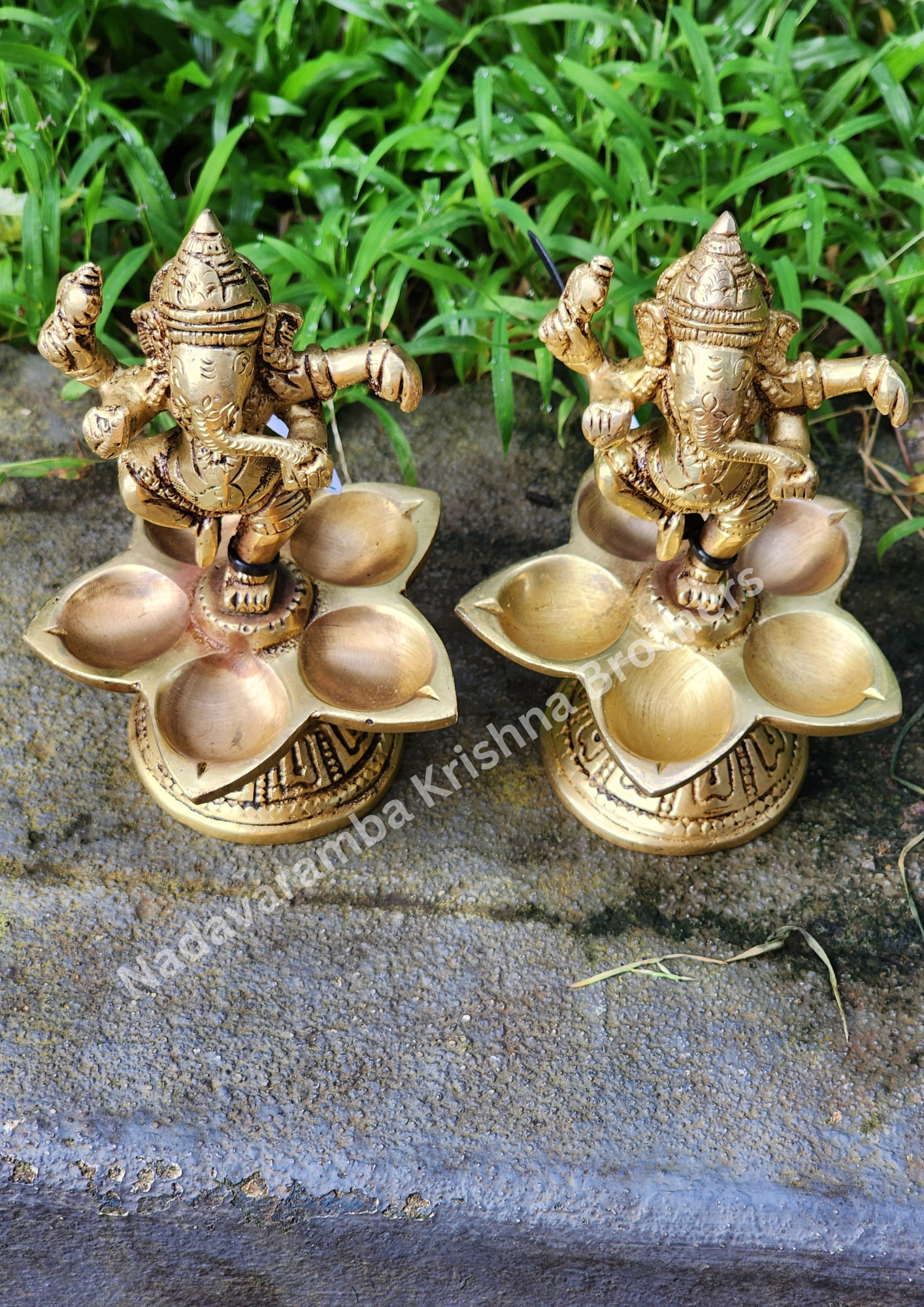 Ganesha Vilakku/Lamp 5 inch BS-AAB-3038 - Image 2