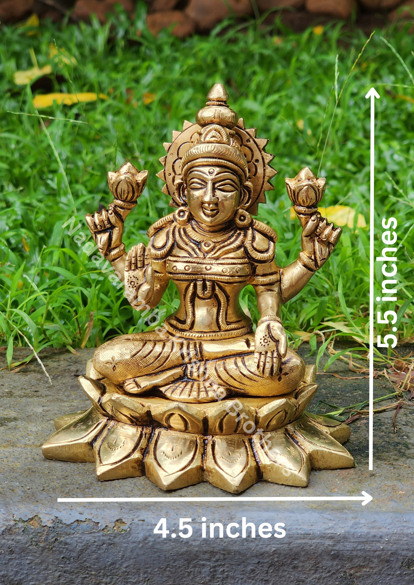 Goddess Lakshmi 5.5 inch (SC-3727) - Image 5