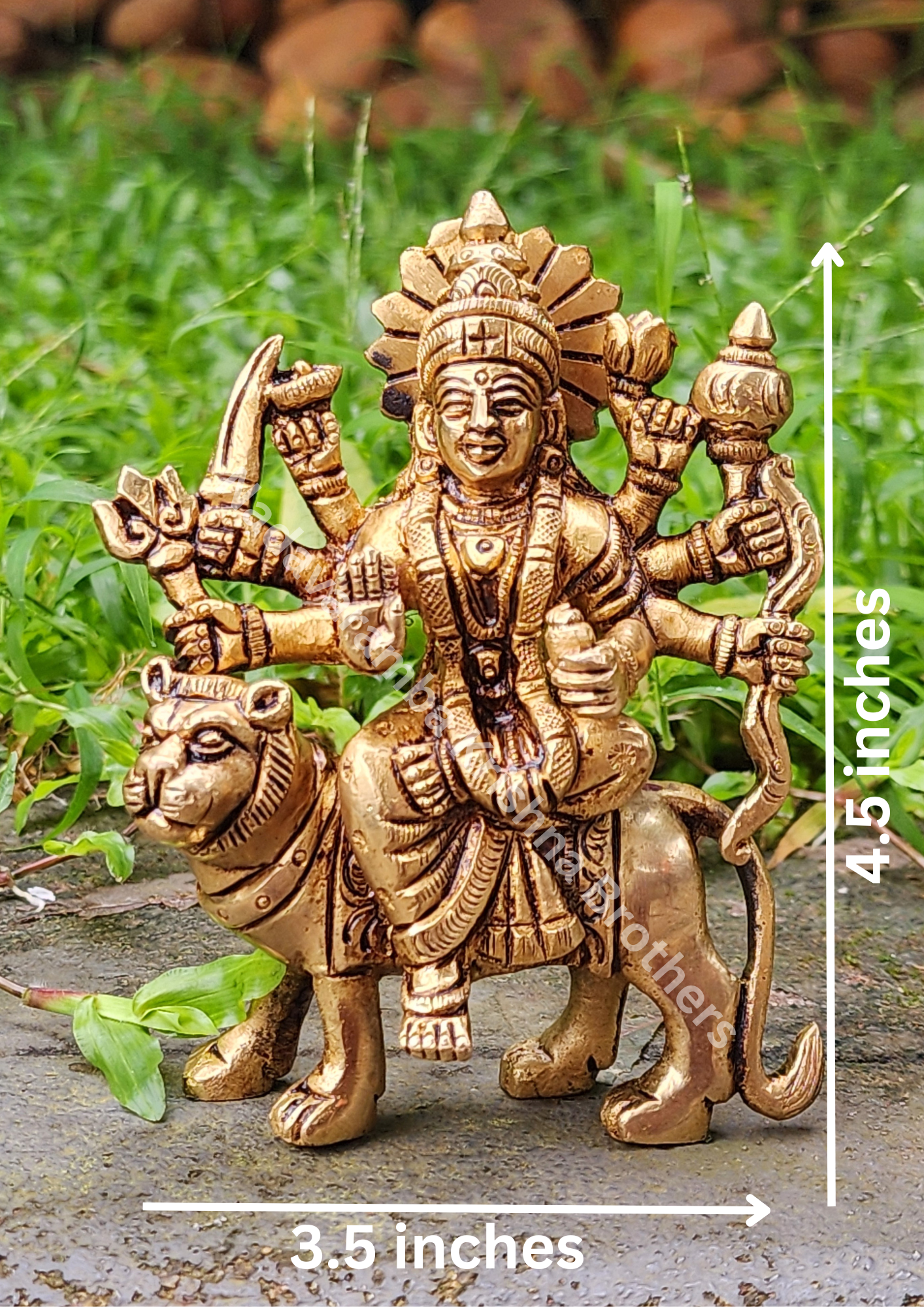 Goddess Durga Idol 4.5 inch SC-3755 - Image 5
