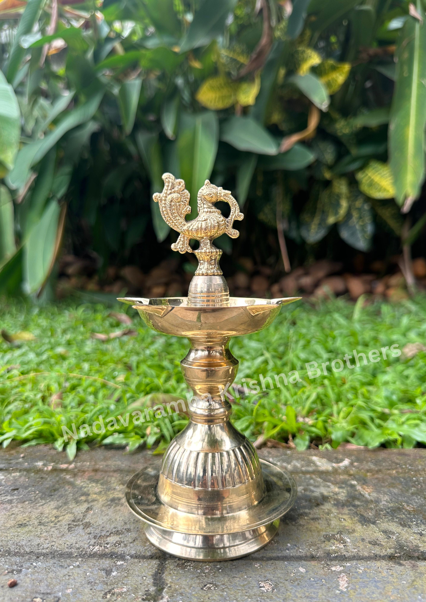 Special Peacock Vilakku with Wicks PC:KS5G - Image 5