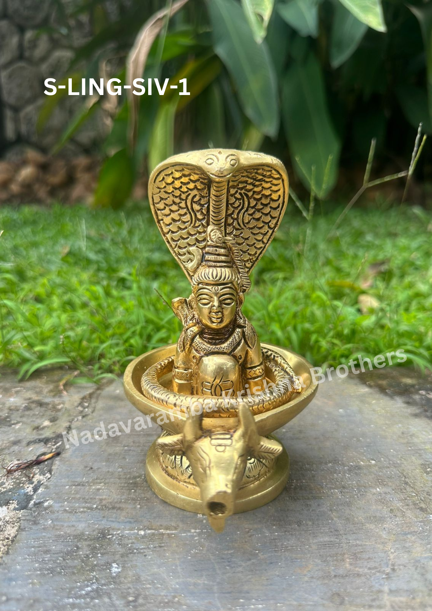 Shivaling with Shiva and Nag (S-LING-SIV-1) - Image 6
