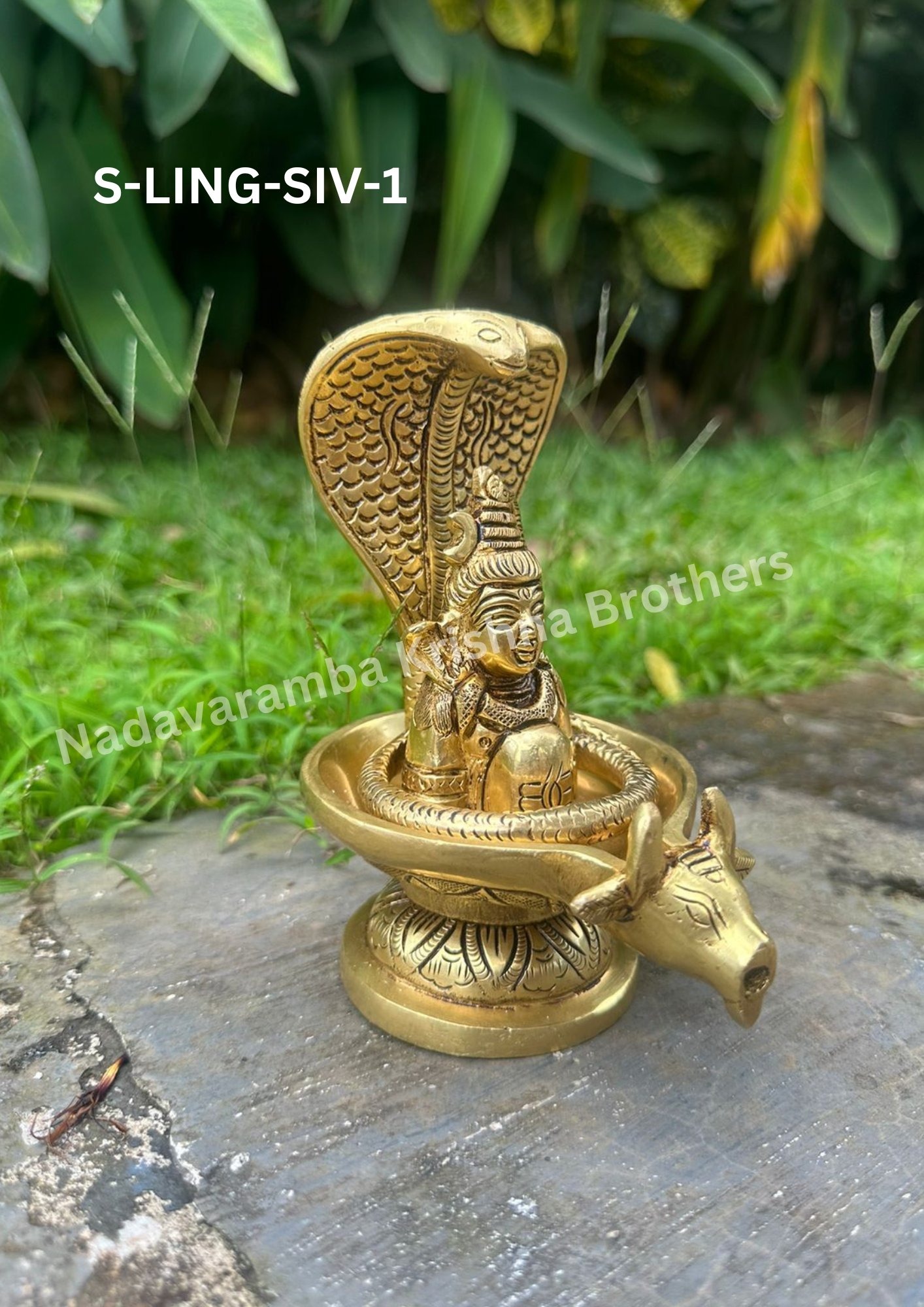 Shivaling with Shiva and Nag (S-LING-SIV-1) - Image 5