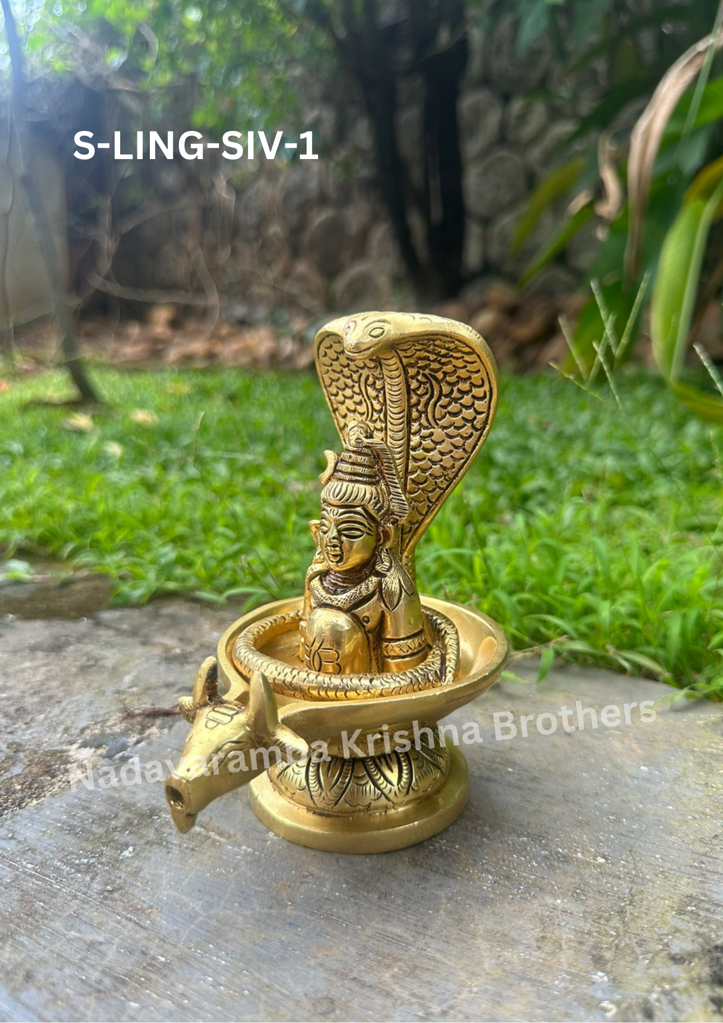 Shivaling with Shiva and Nag (S-LING-SIV-1) - Image 4