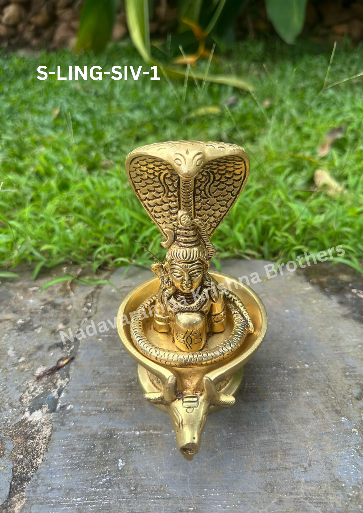 Shivaling with Shiva and Nag (S-LING-SIV-1) - Image 3