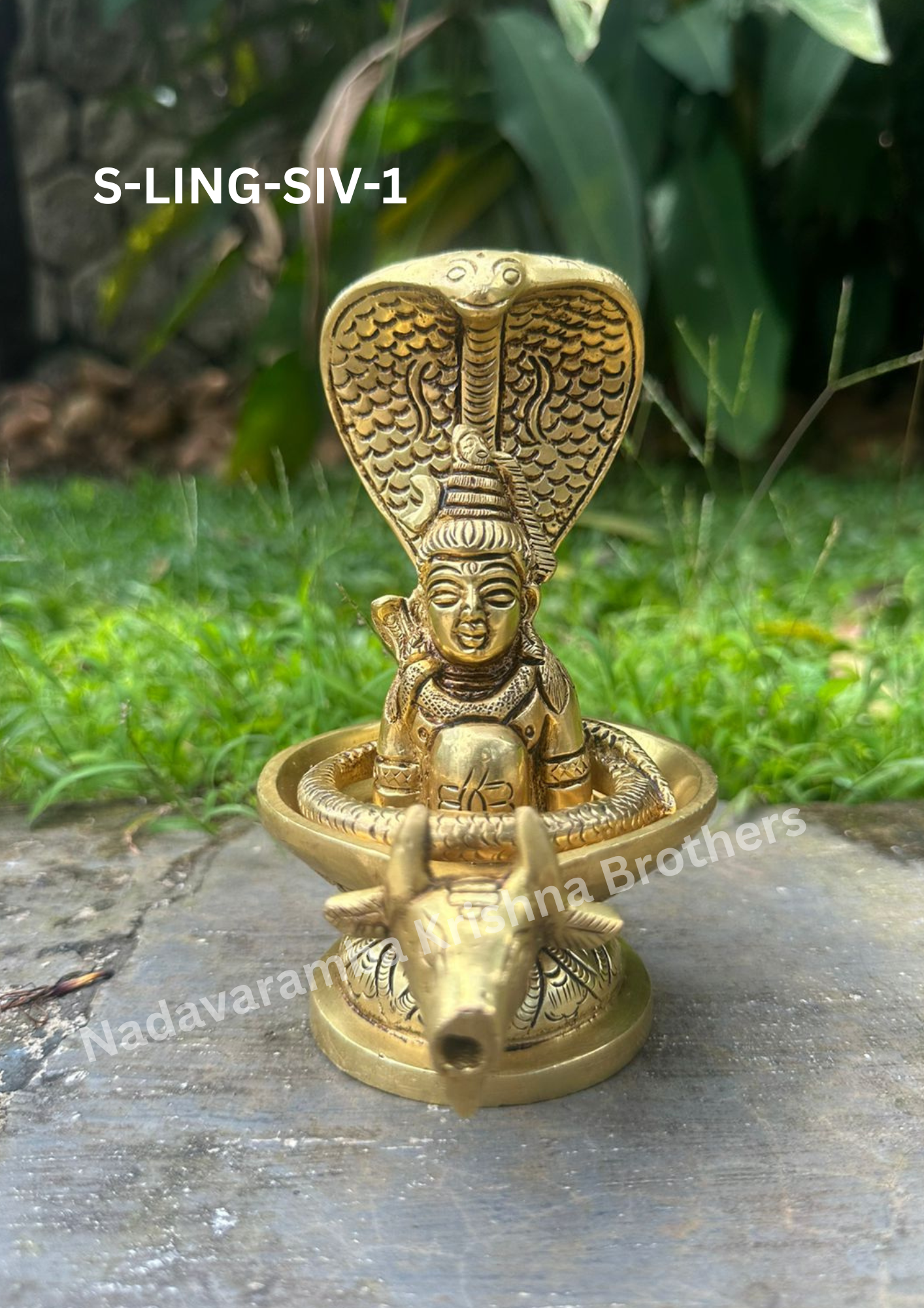 Shivaling with Shiva and Nag (S-LING-SIV-1)