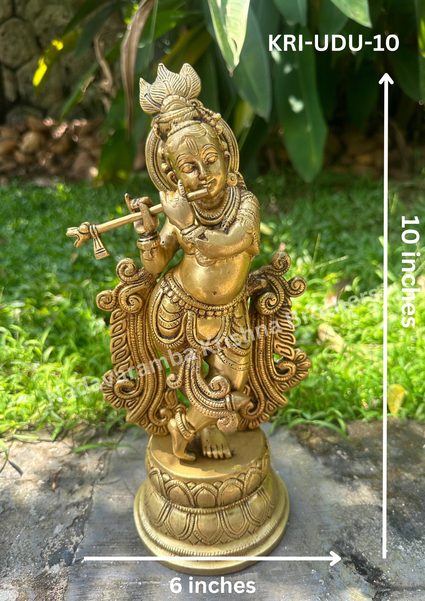 Udupi Krishna 9.5 inch (KRI-UDU-10) - Image 3