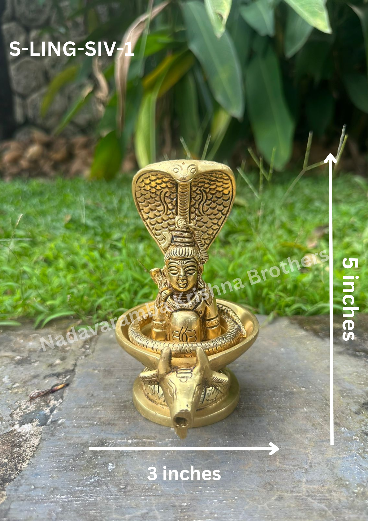 Shivaling with Shiva and Nag (S-LING-SIV-1) - Image 2