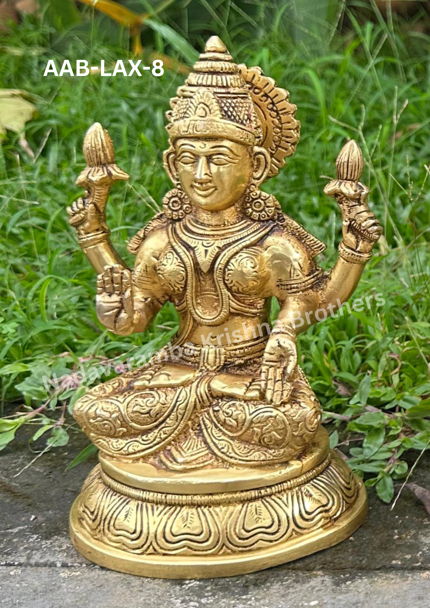 Lakshmi Idol 8 inch (AAB-LAX-8)