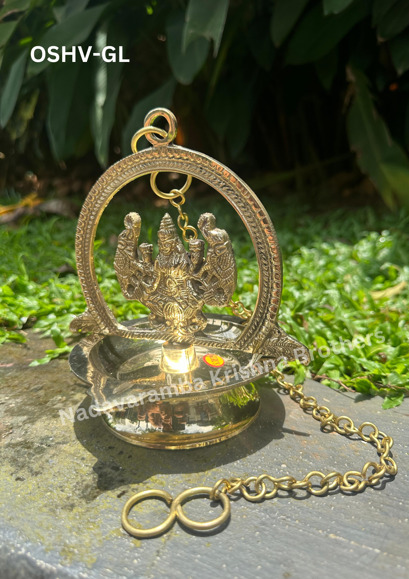 One-Side Gajalakshmi Hanging Vilakku (OSHV-GL) - Image 6