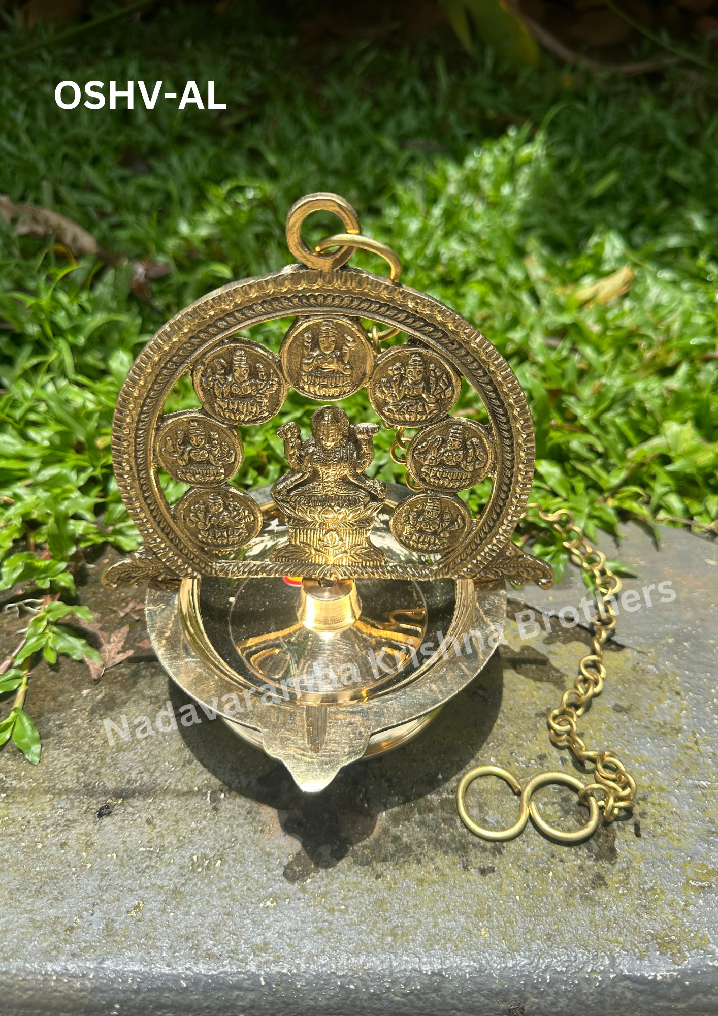 One-Side Ashtalakshmi Hanging Vilakku (OSHV-AL) - Image 4