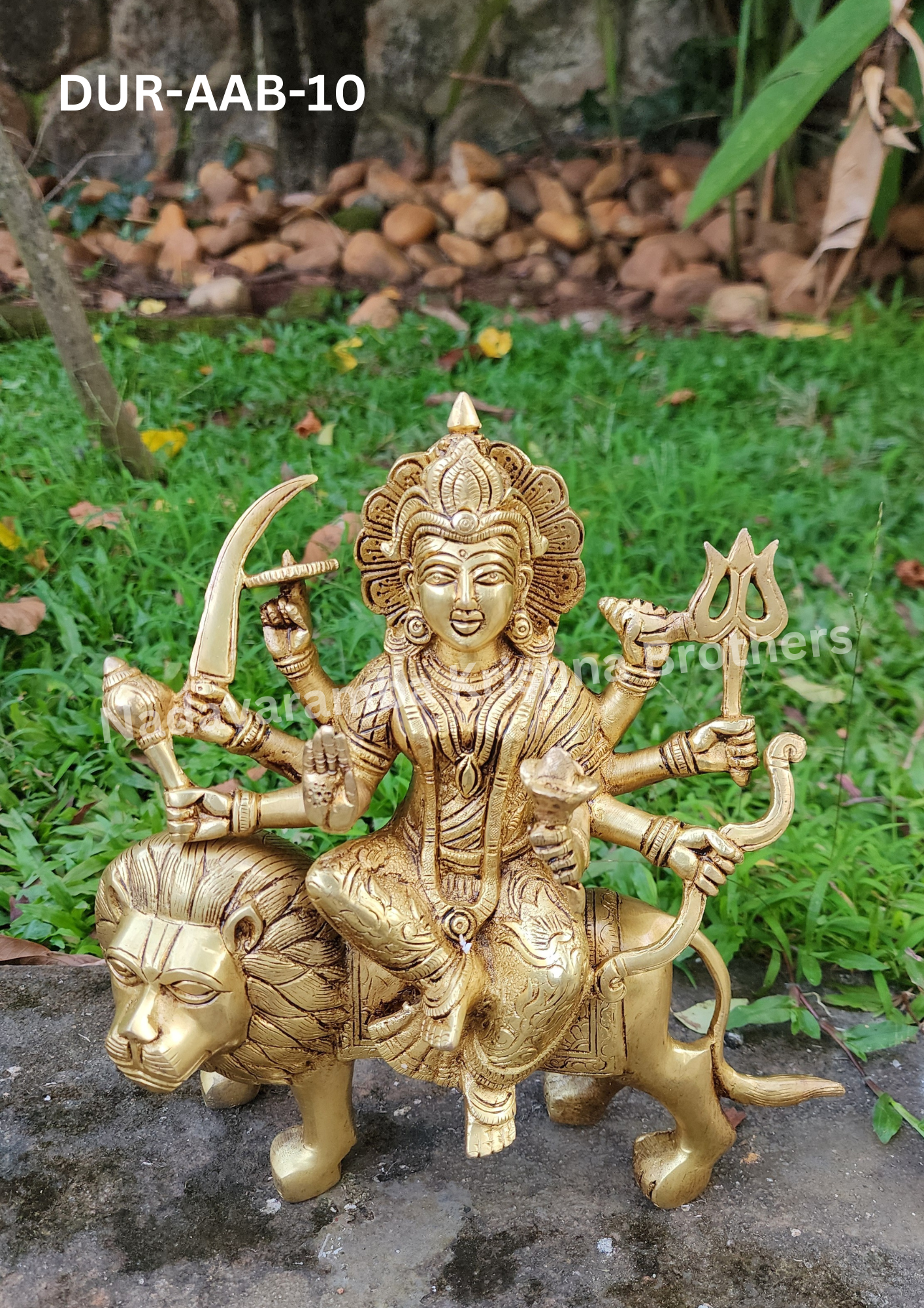 Durga Idol 10 inch (DUR-AAB-10) - Image 2