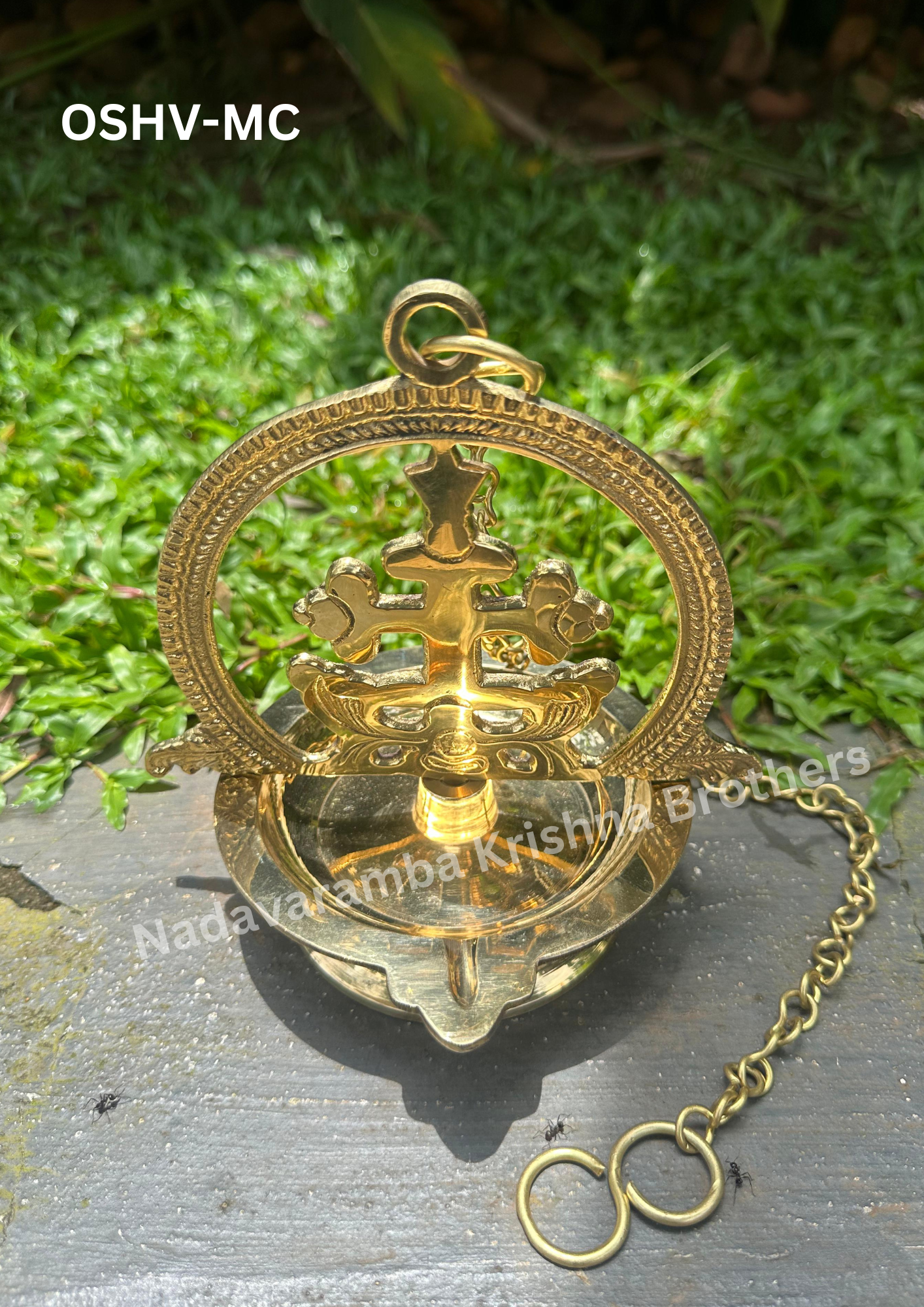 One-Side Marthoma Cross Hanging Vilakku (OSHV-MC) - Image 5