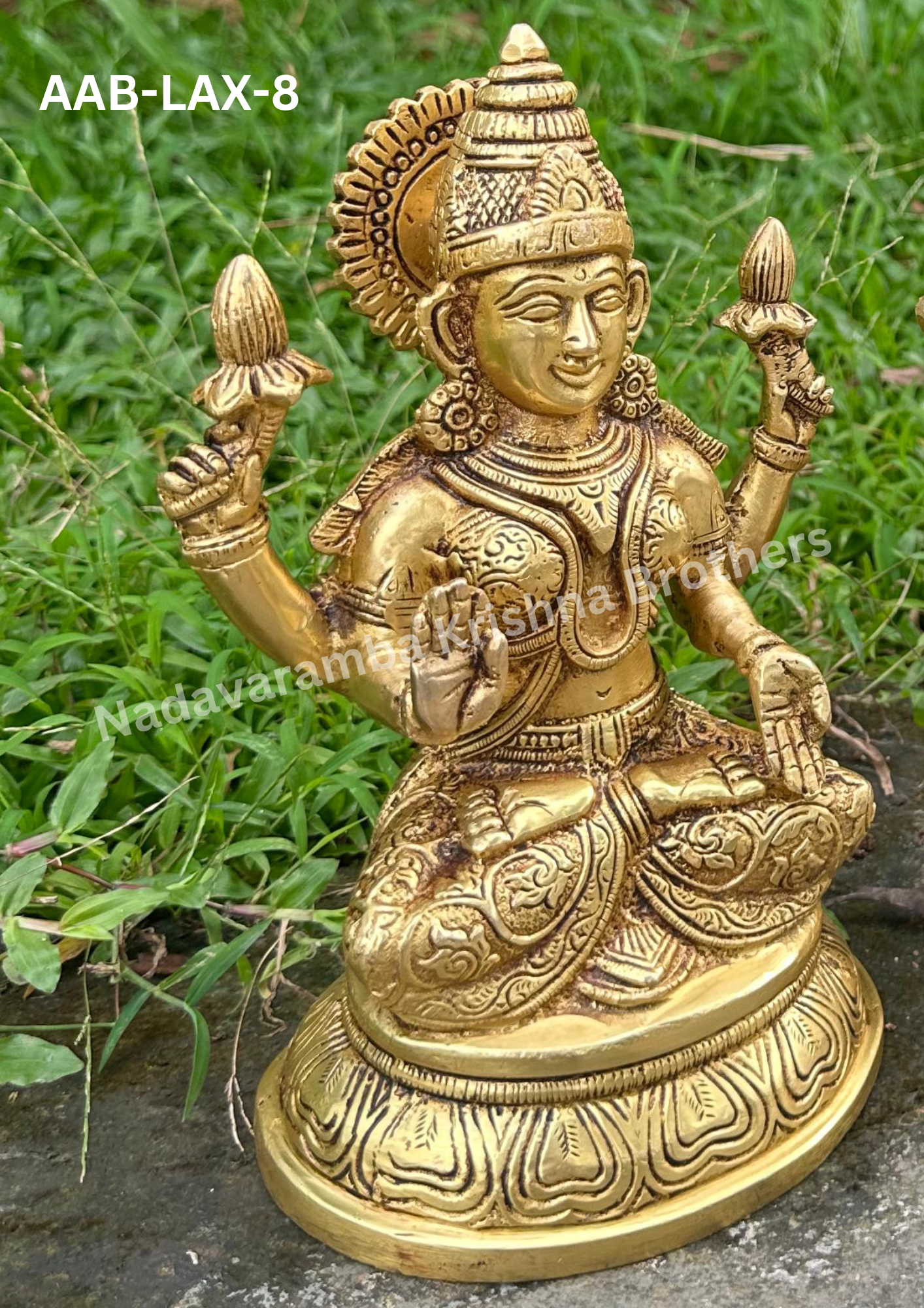 Lakshmi Idol 8 inch (AAB-LAX-8) - Image 4