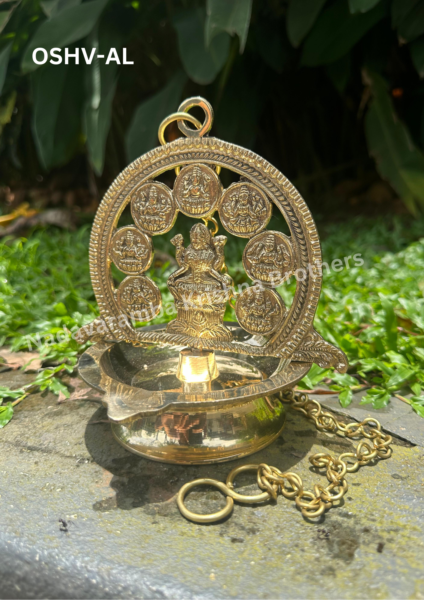 One-Side Ashtalakshmi Hanging Vilakku (OSHV-AL) - Image 3